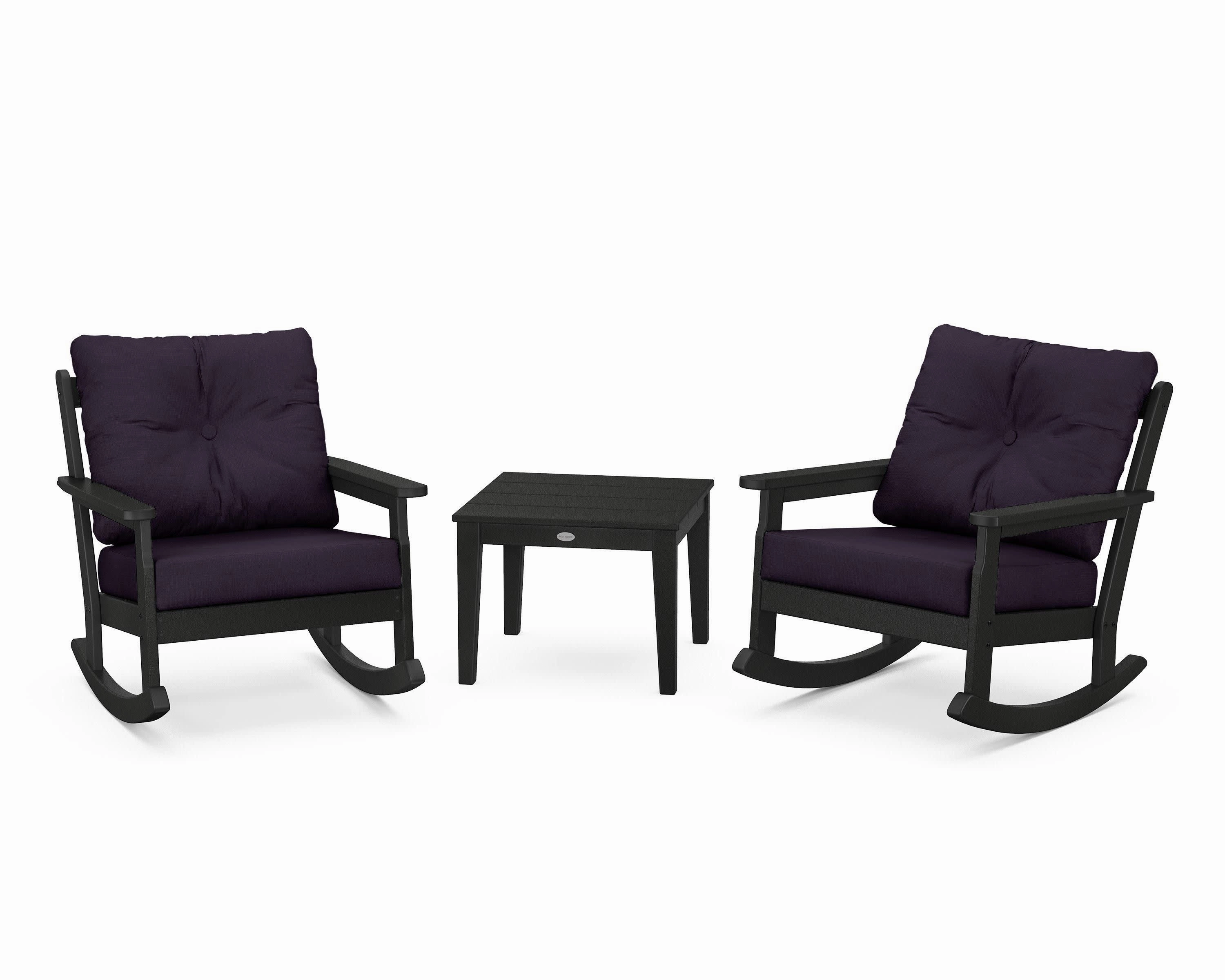 Vineyard 3-Piece Deep Seating Rocker Set