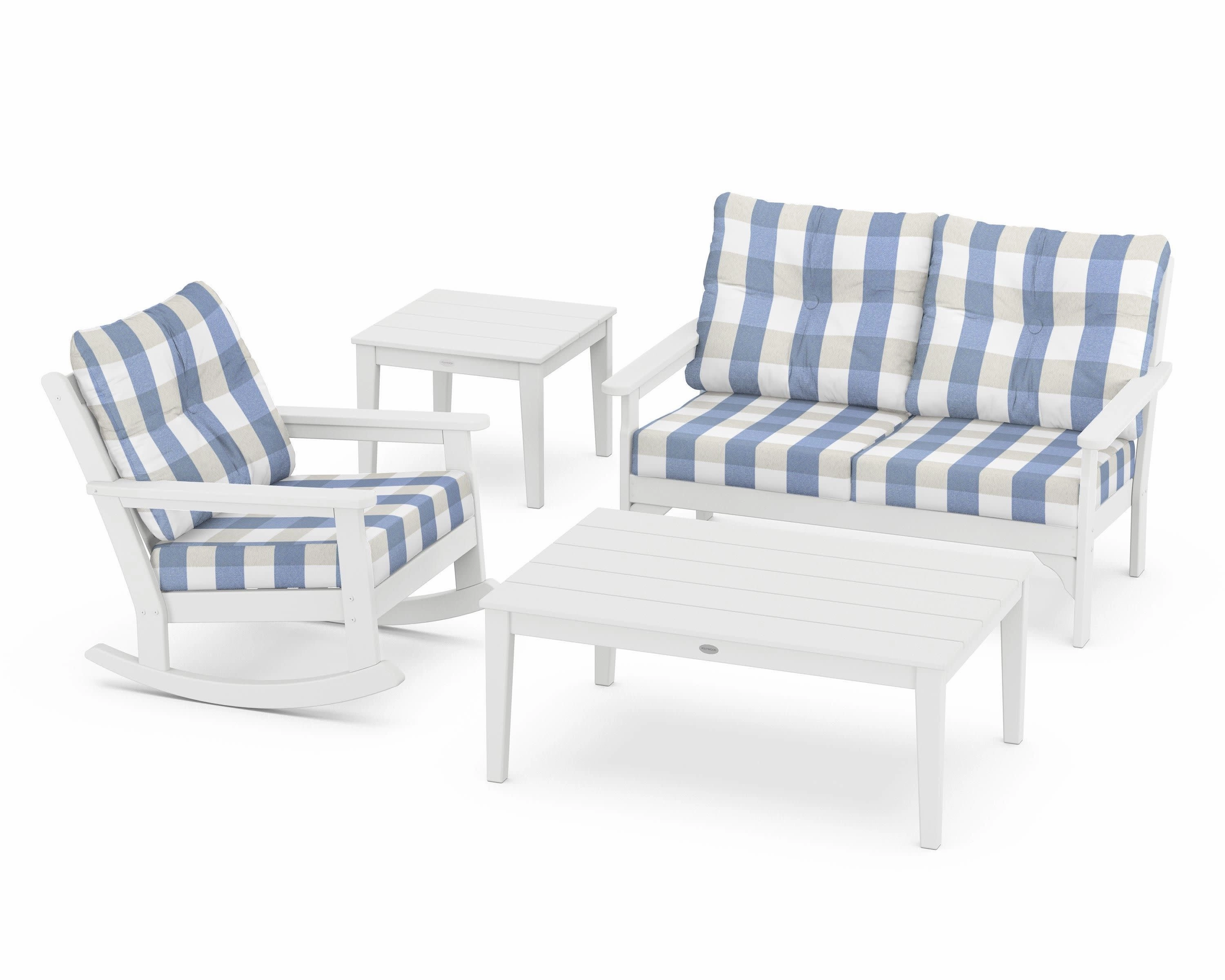 Vineyard 4-Piece Deep Seating Rocker Set