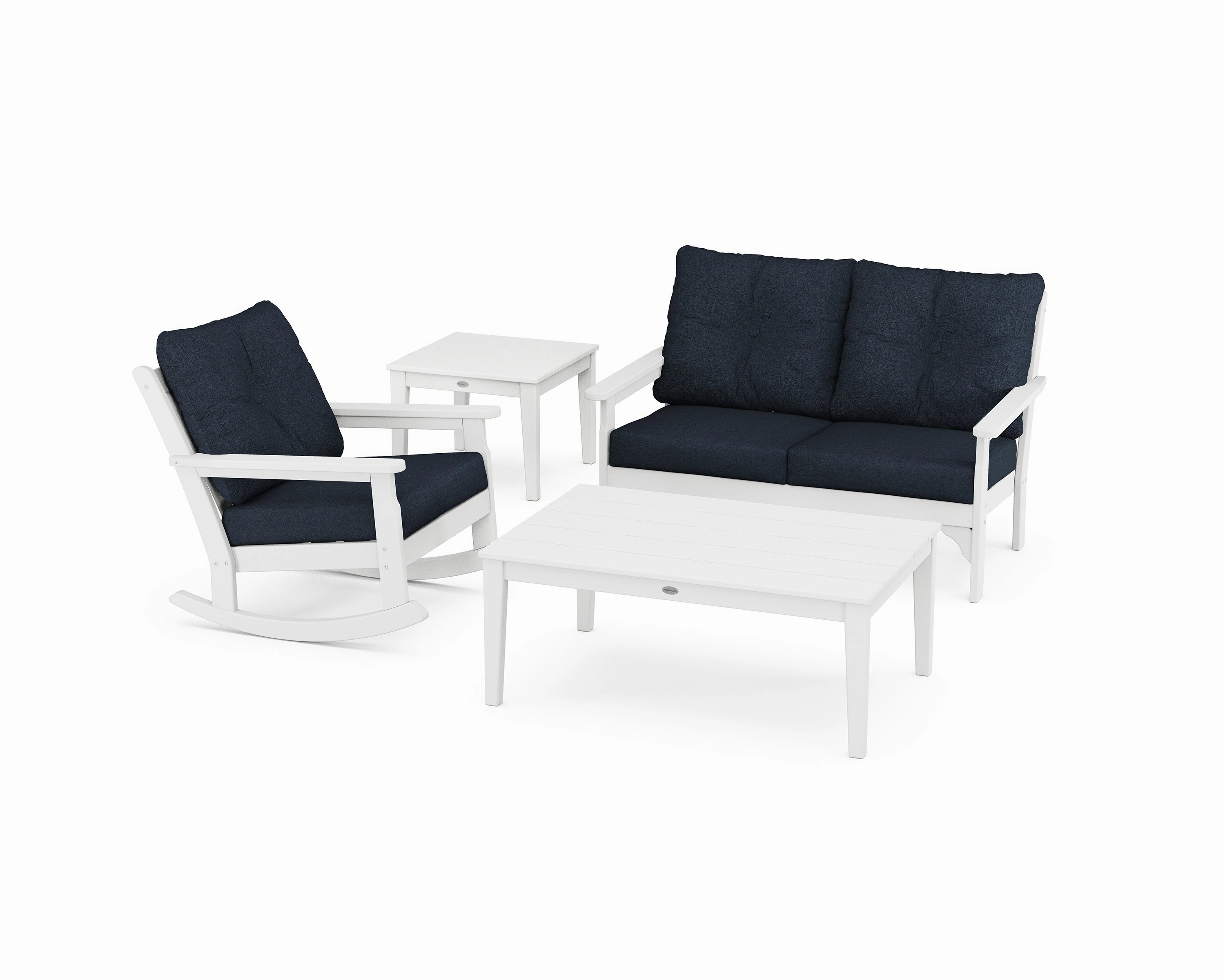 Vineyard 4-Piece Deep Seating Rocker Set