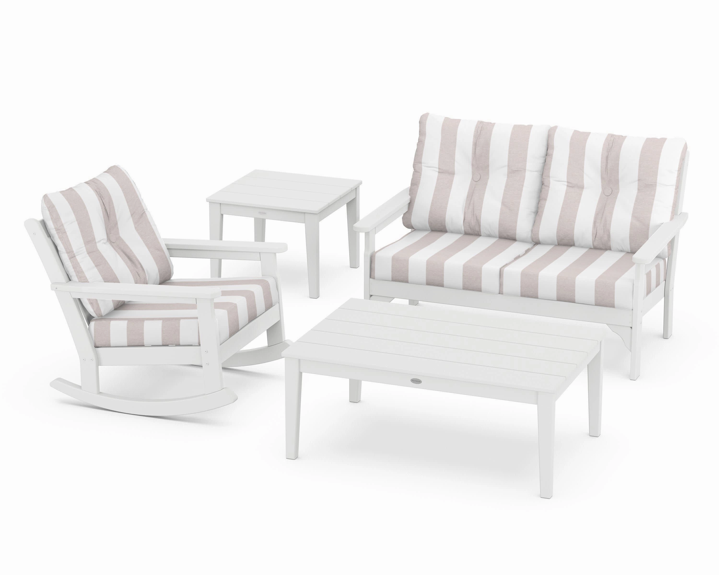 Vineyard 4-Piece Deep Seating Rocker Set