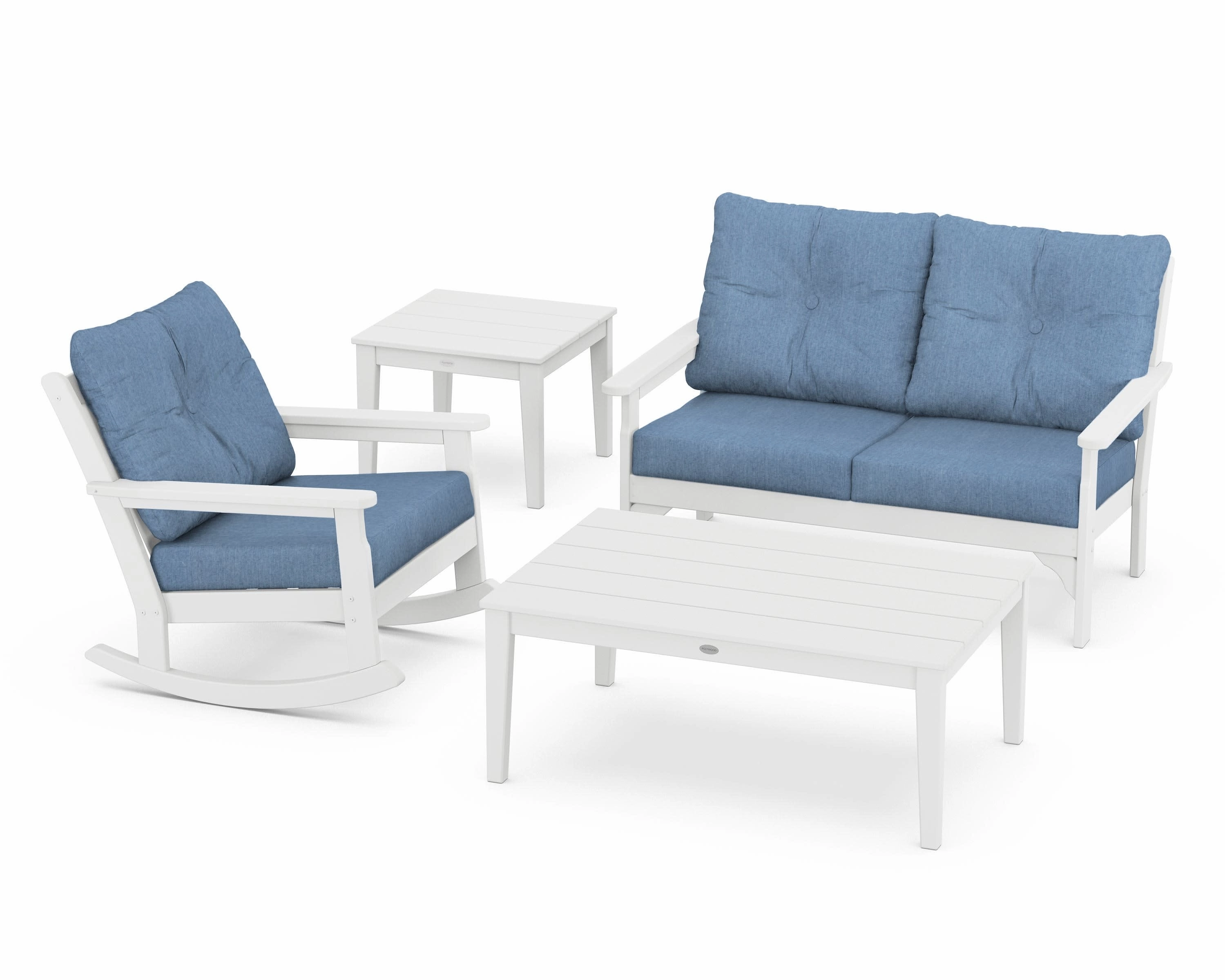Vineyard 4-Piece Deep Seating Rocker Set