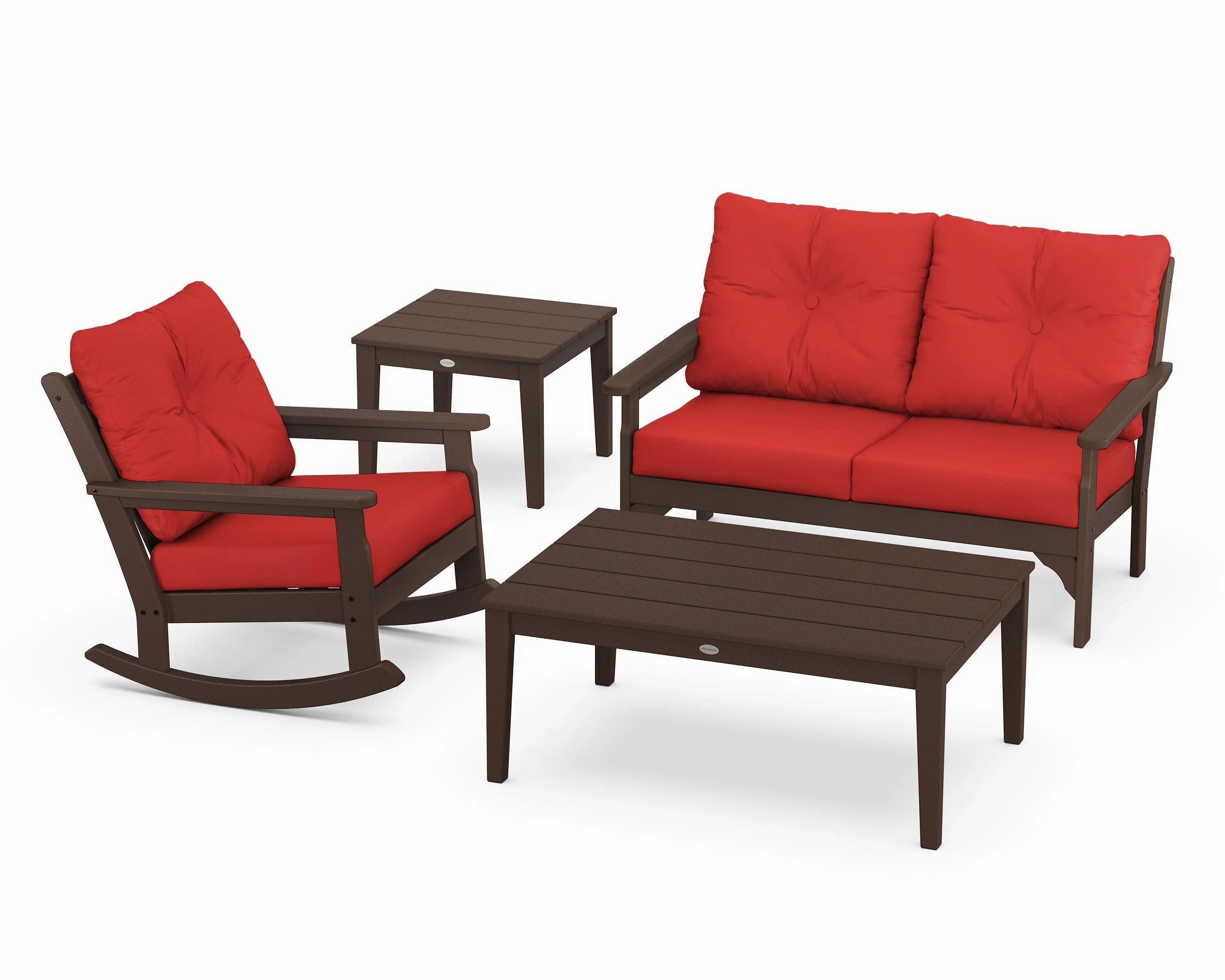 Vineyard 4-Piece Deep Seating Rocker Set