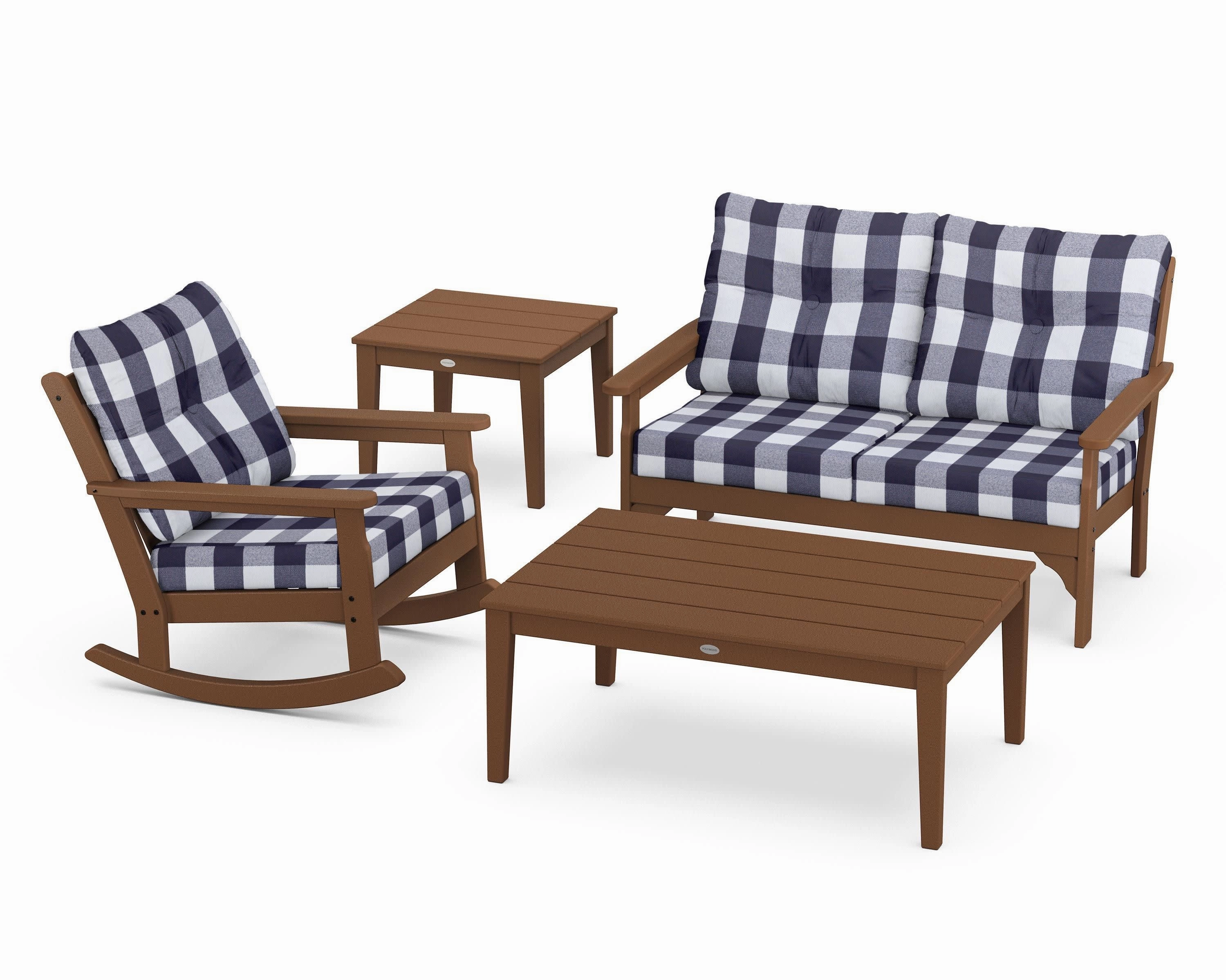 Vineyard 4-Piece Deep Seating Rocker Set
