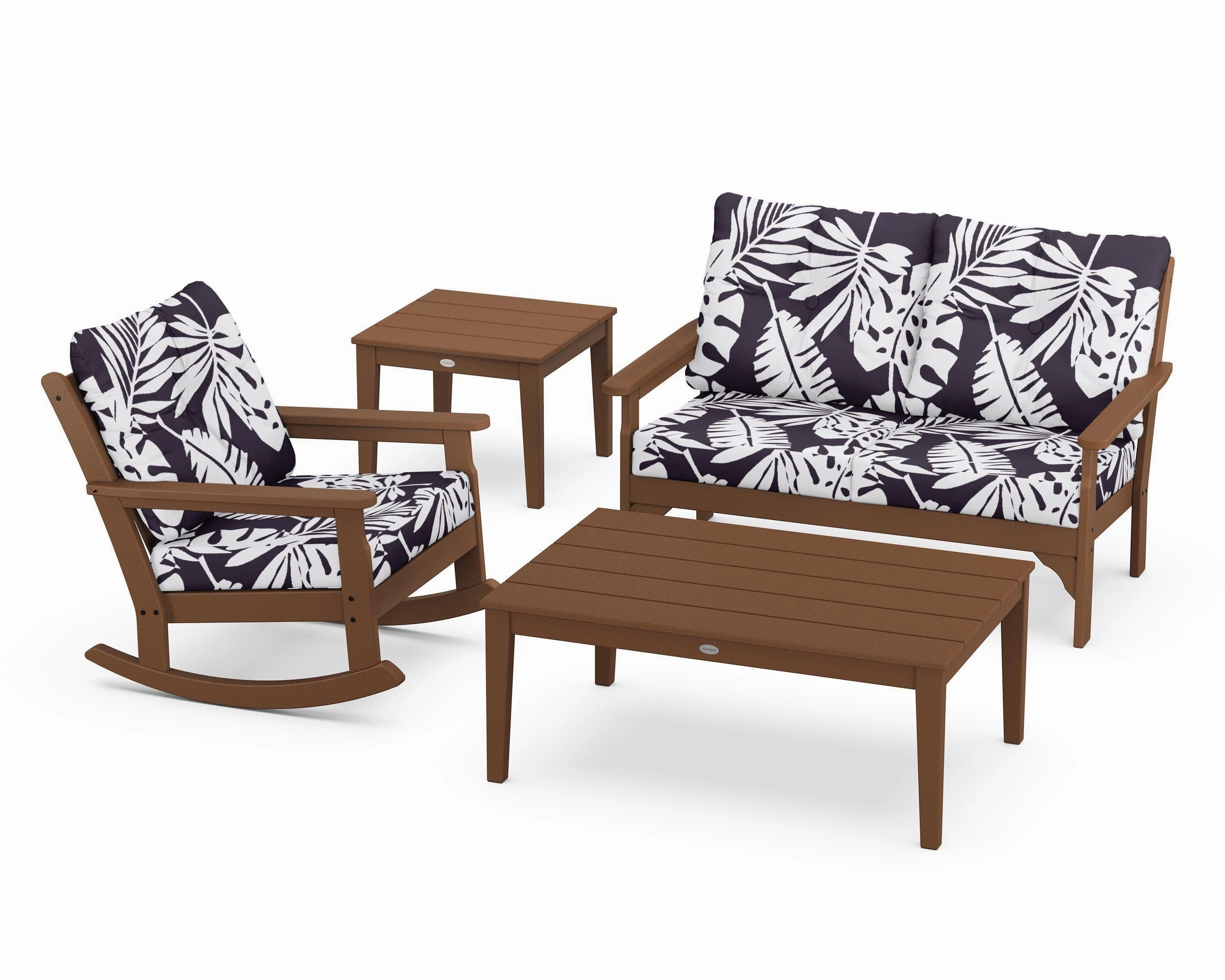 Vineyard 4-Piece Deep Seating Rocker Set