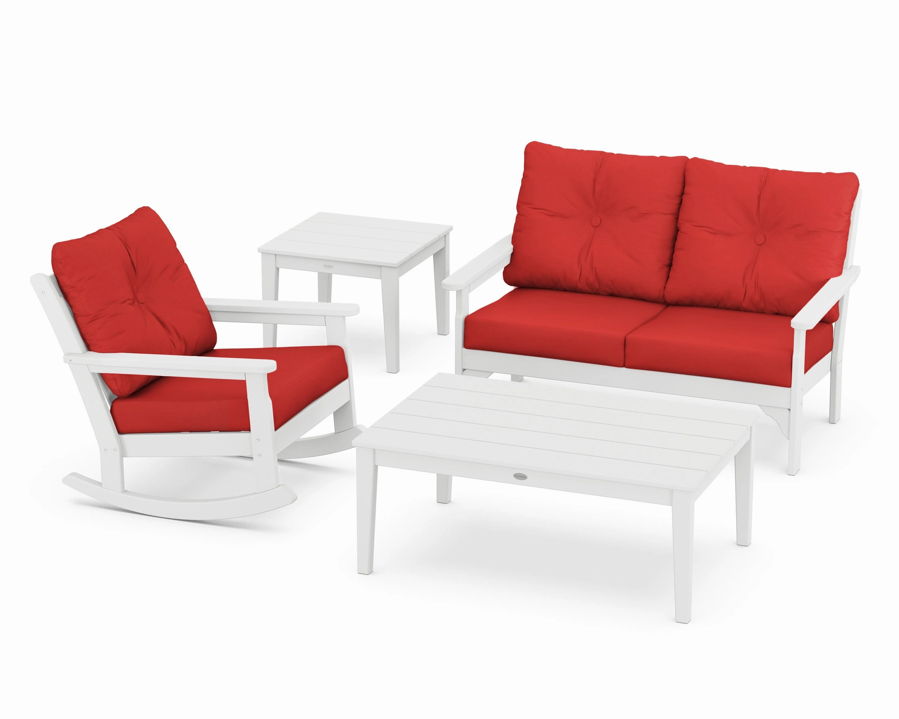 Vineyard 4-Piece Deep Seating Rocker Set