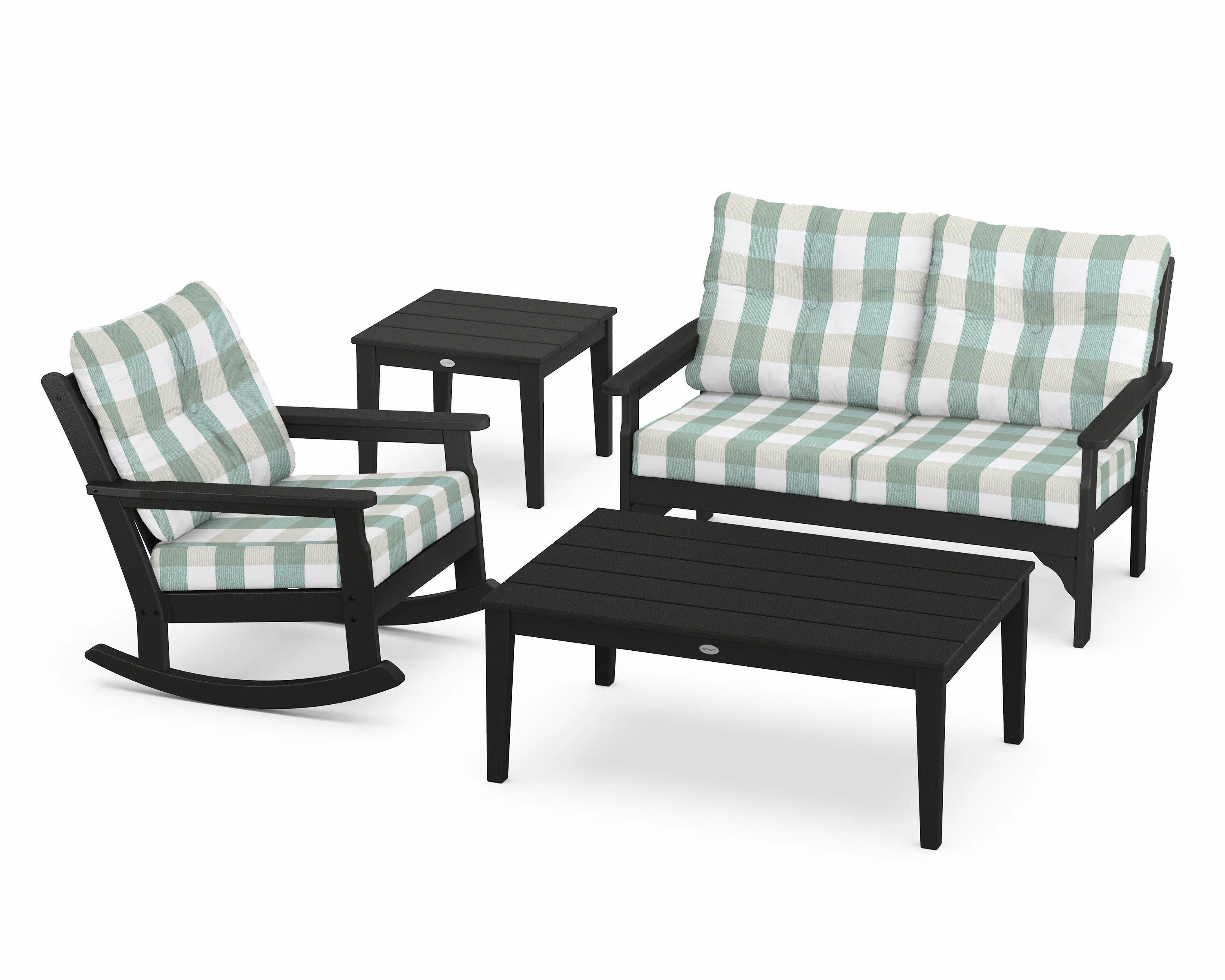 Vineyard 4-Piece Deep Seating Rocker Set