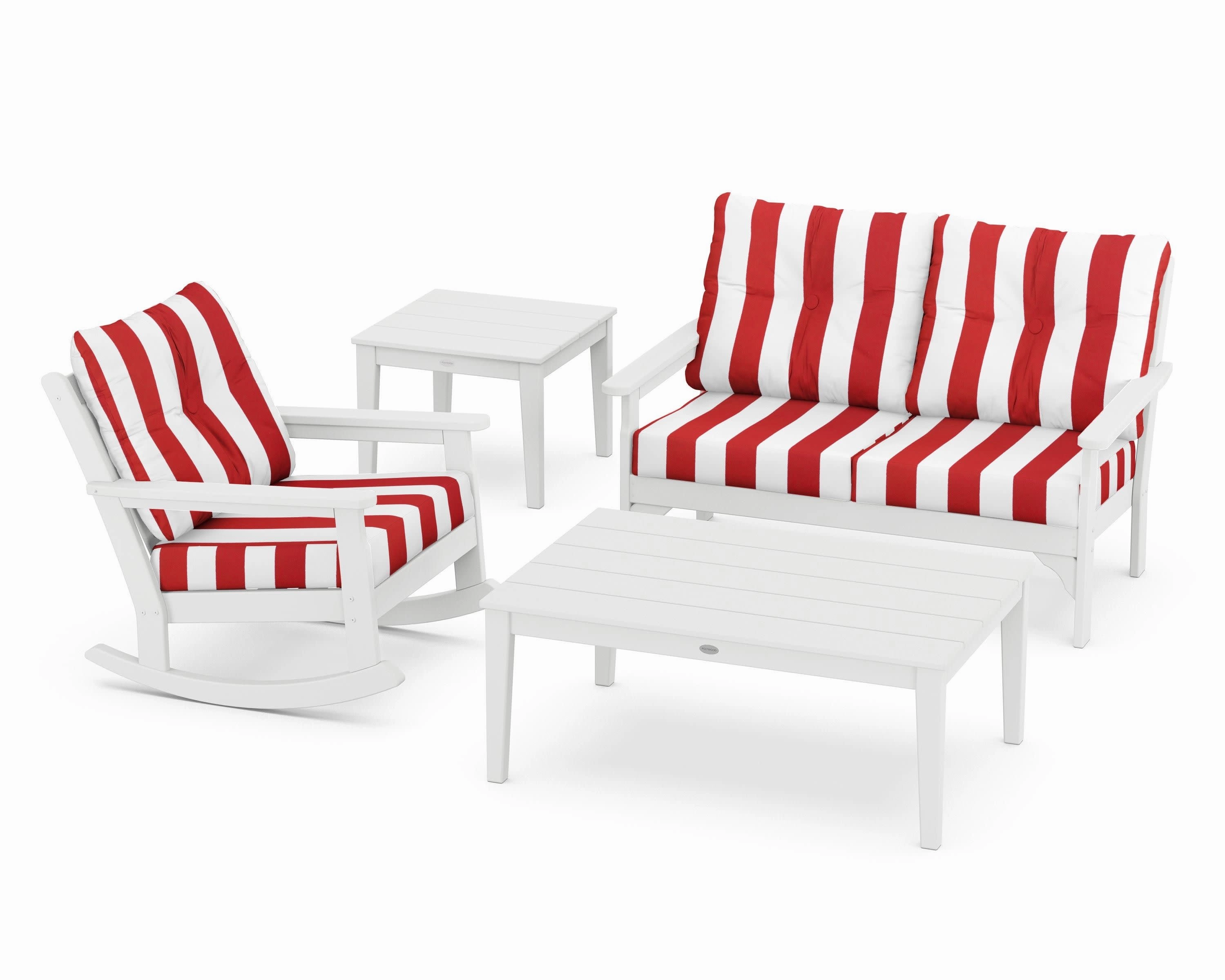 Vineyard 4-Piece Deep Seating Rocker Set