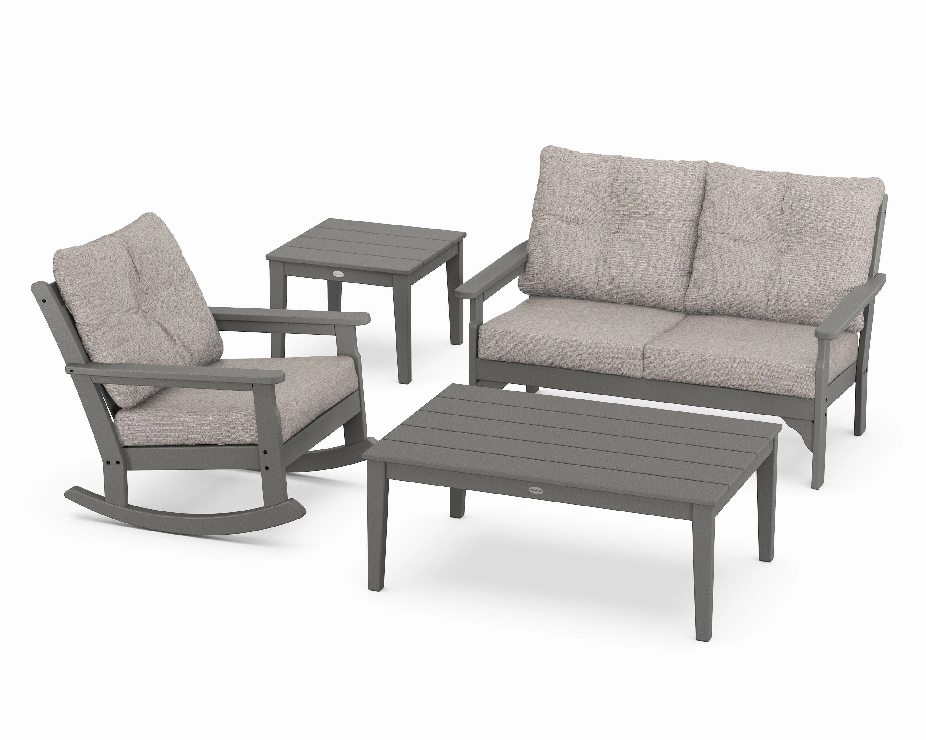 Vineyard 4-Piece Deep Seating Rocker Set
