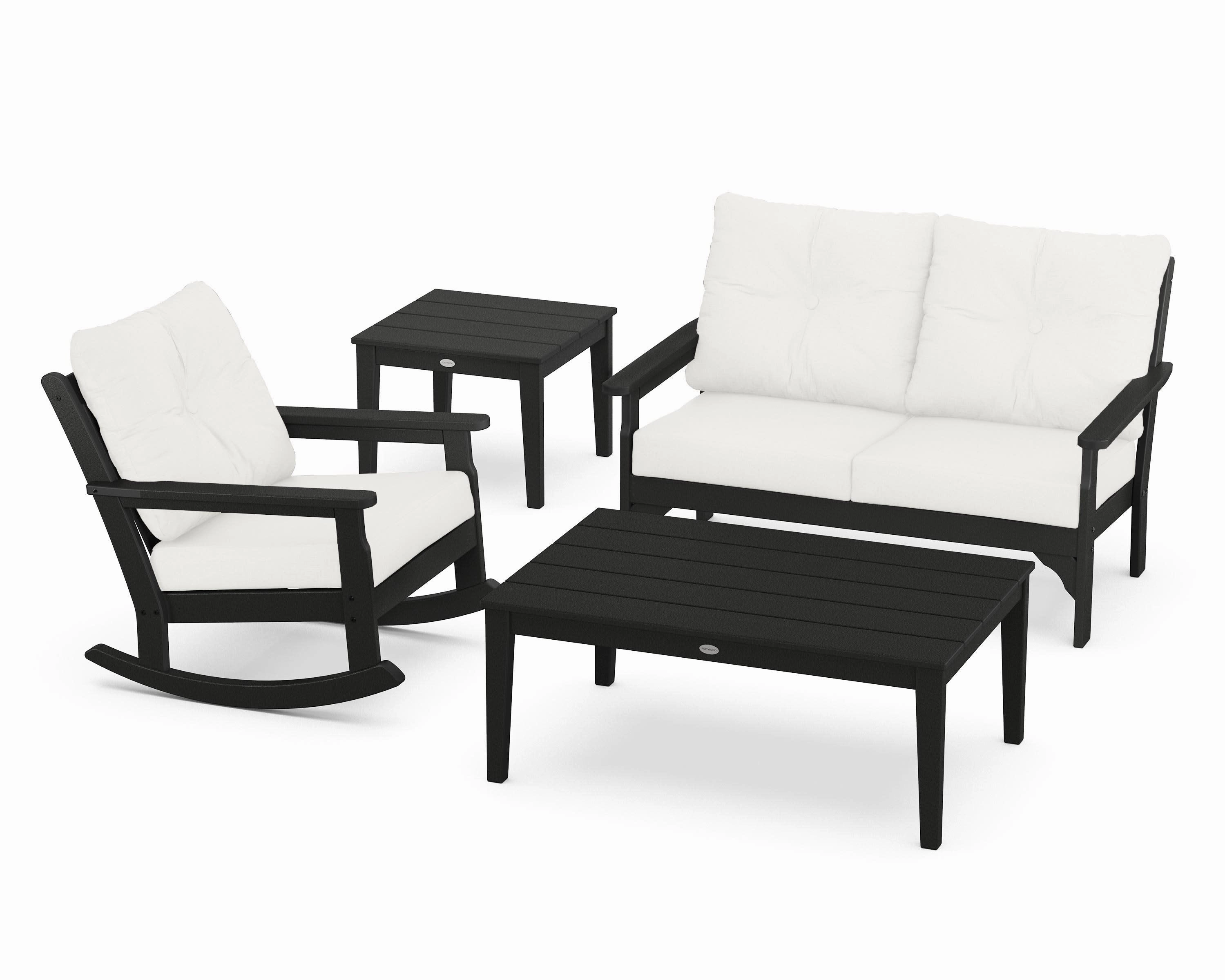 Vineyard 4-Piece Deep Seating Rocker Set