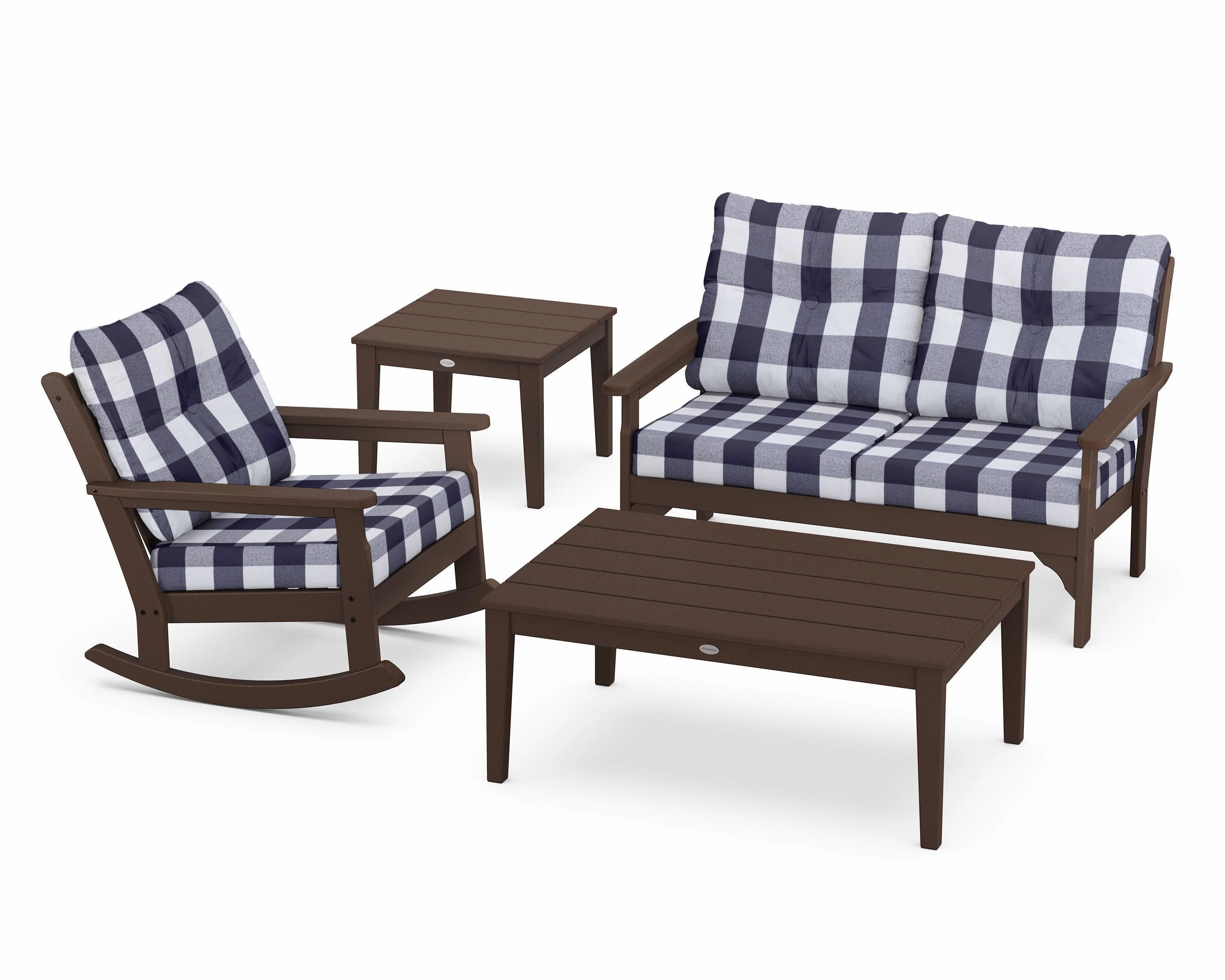 Vineyard 4-Piece Deep Seating Rocker Set