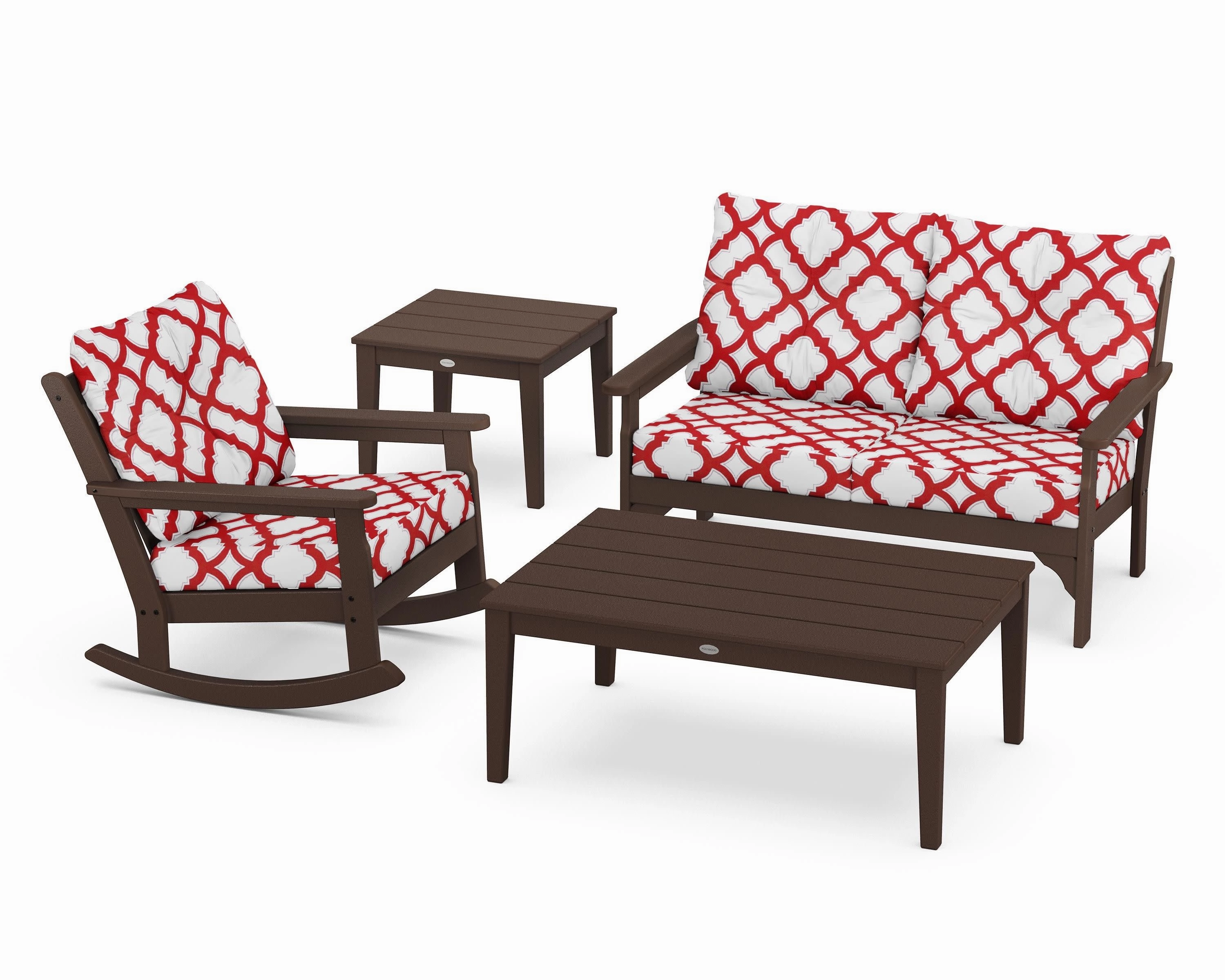 Vineyard 4-Piece Deep Seating Rocker Set