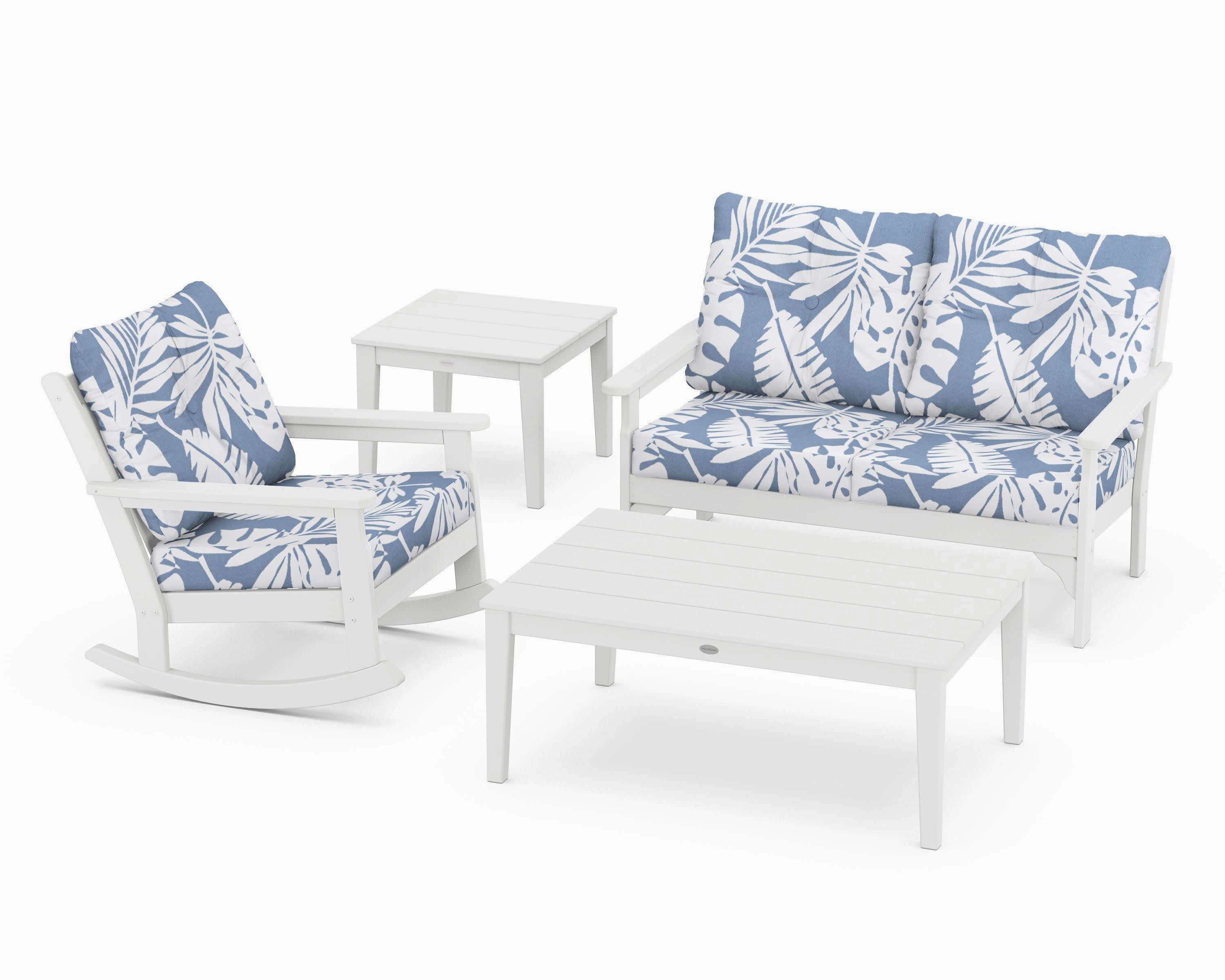 Vineyard 4-Piece Deep Seating Rocker Set