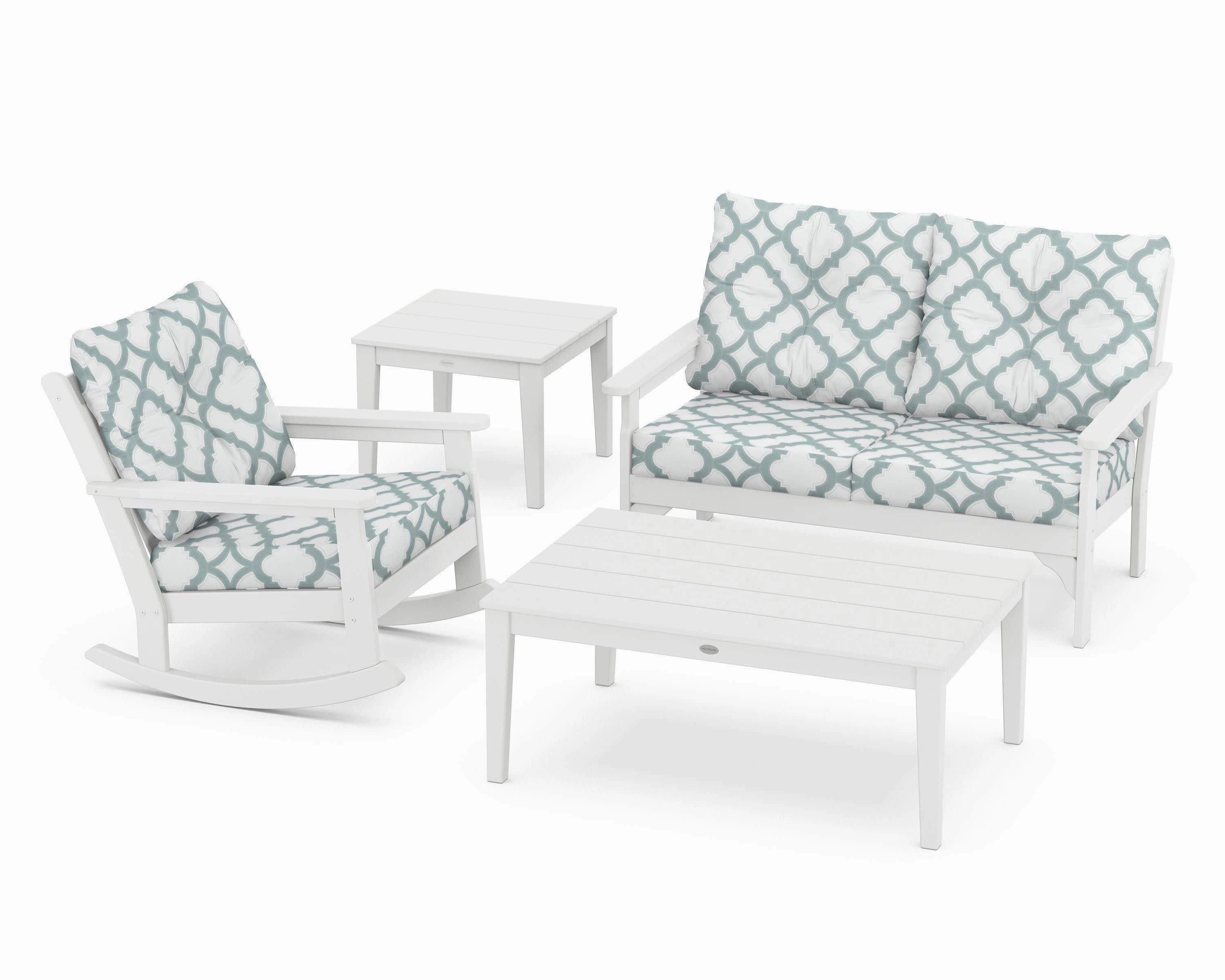 Vineyard 4-Piece Deep Seating Rocker Set
