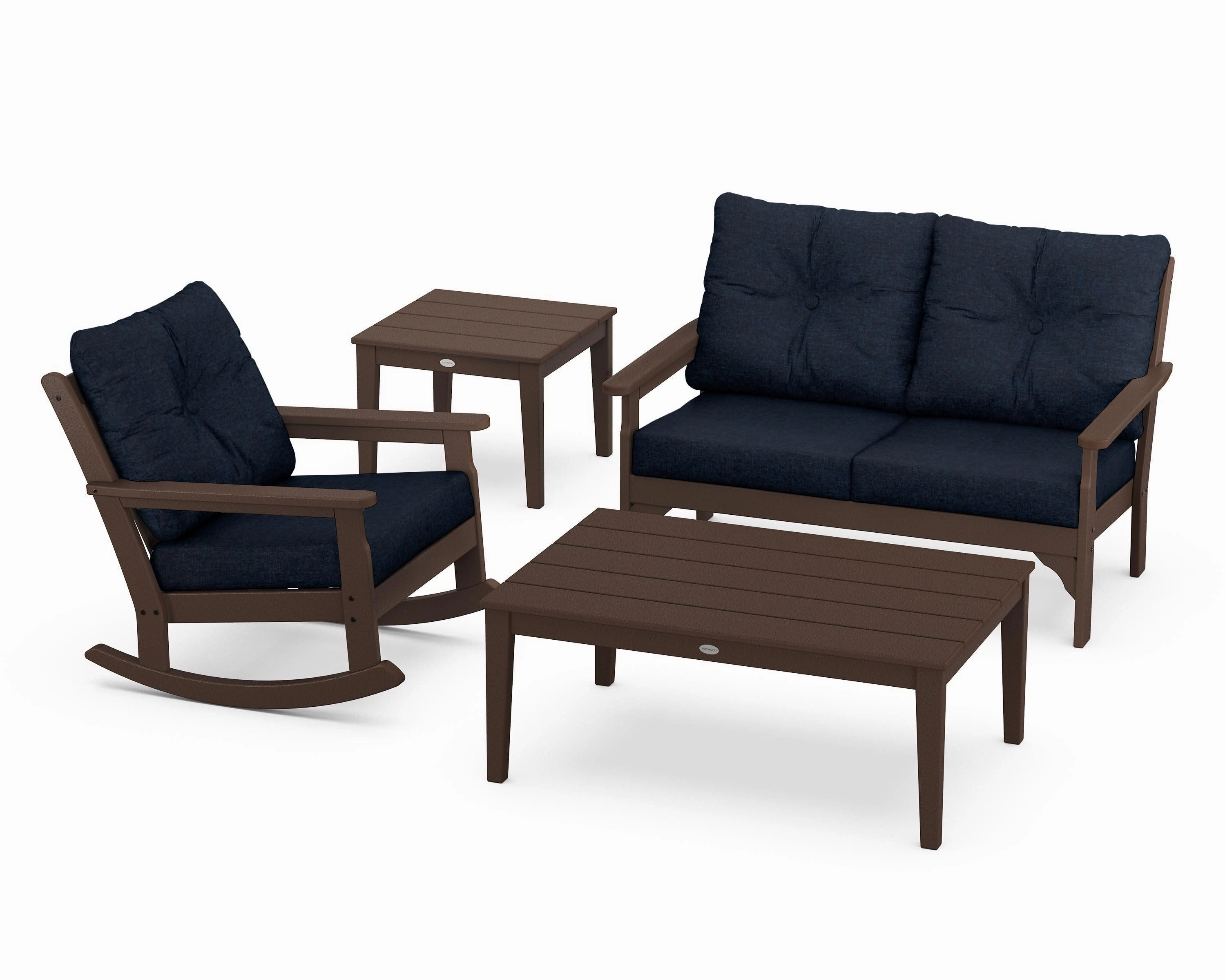 Vineyard 4-Piece Deep Seating Rocker Set