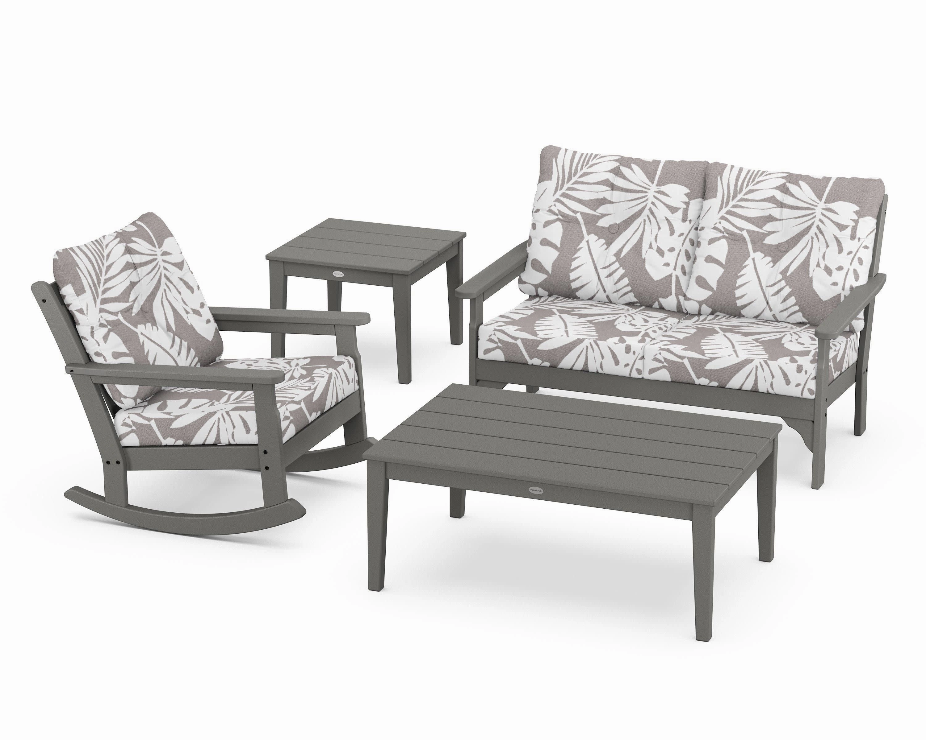Vineyard 4-Piece Deep Seating Rocker Set