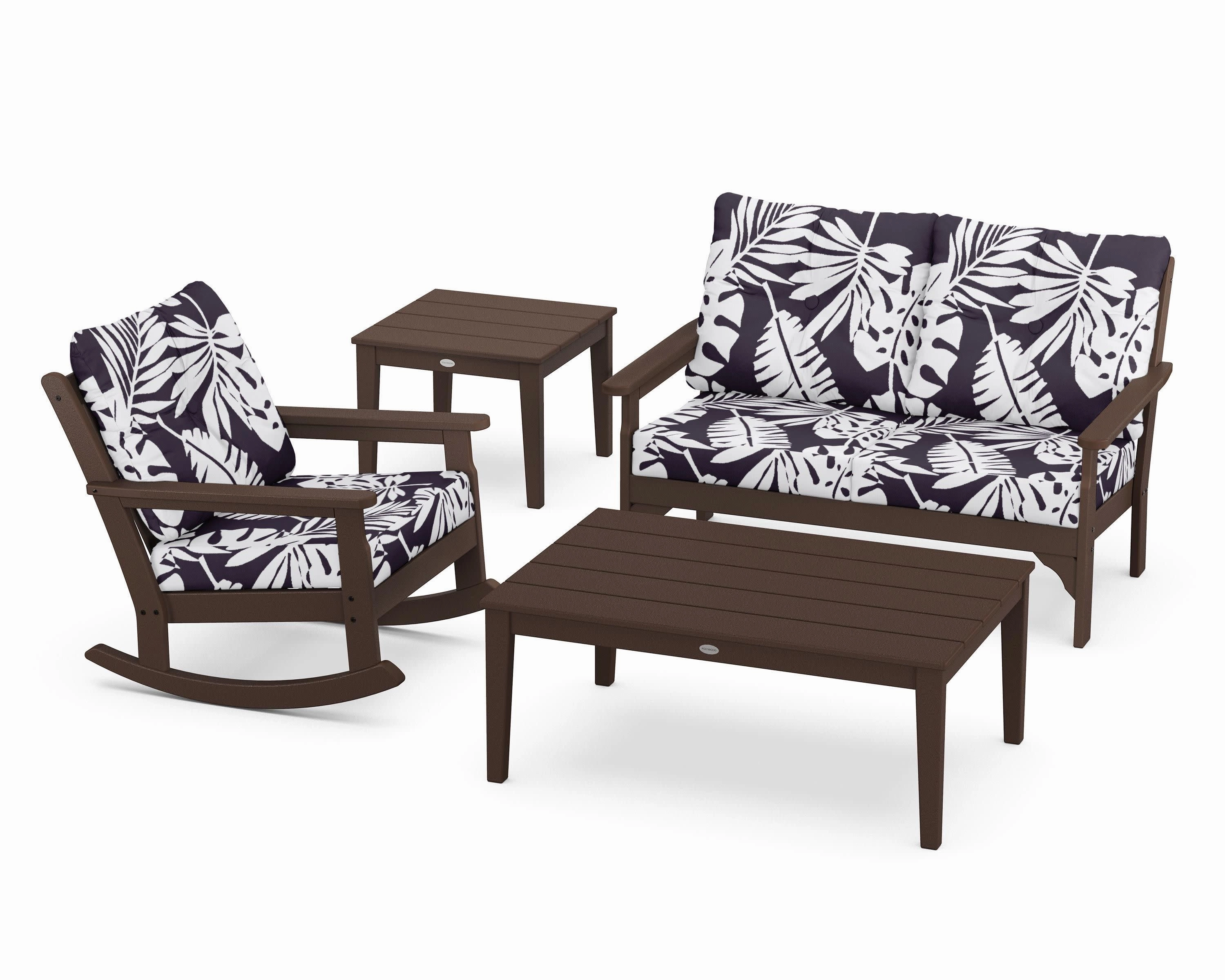 Vineyard 4-Piece Deep Seating Rocker Set
