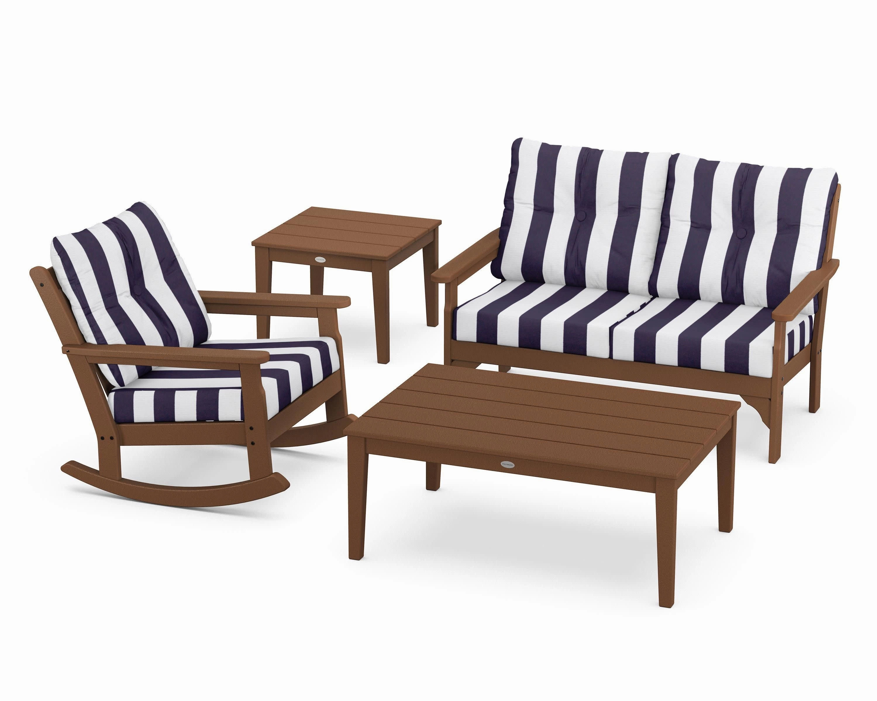 Vineyard 4-Piece Deep Seating Rocker Set