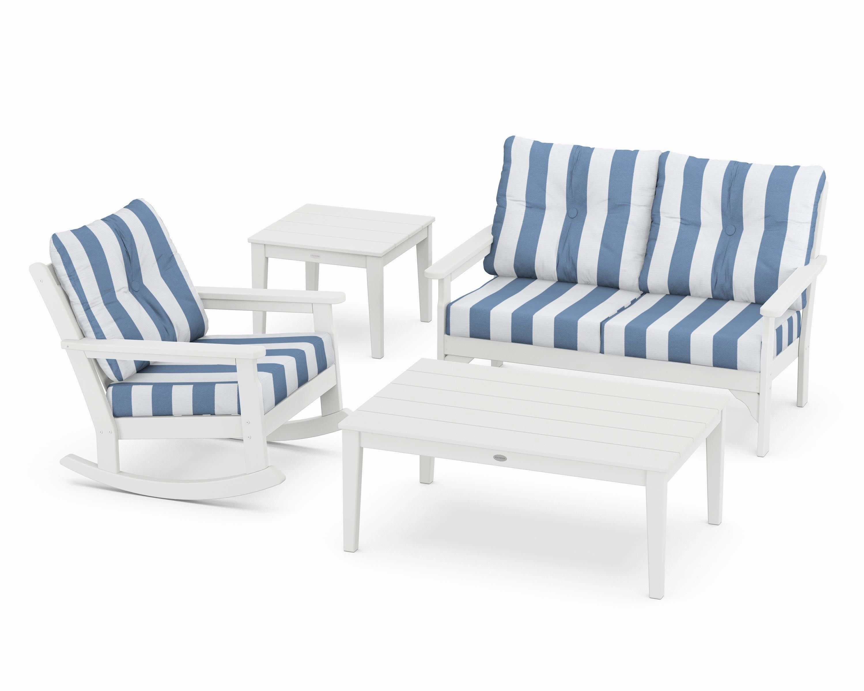 Vineyard 4-Piece Deep Seating Rocker Set