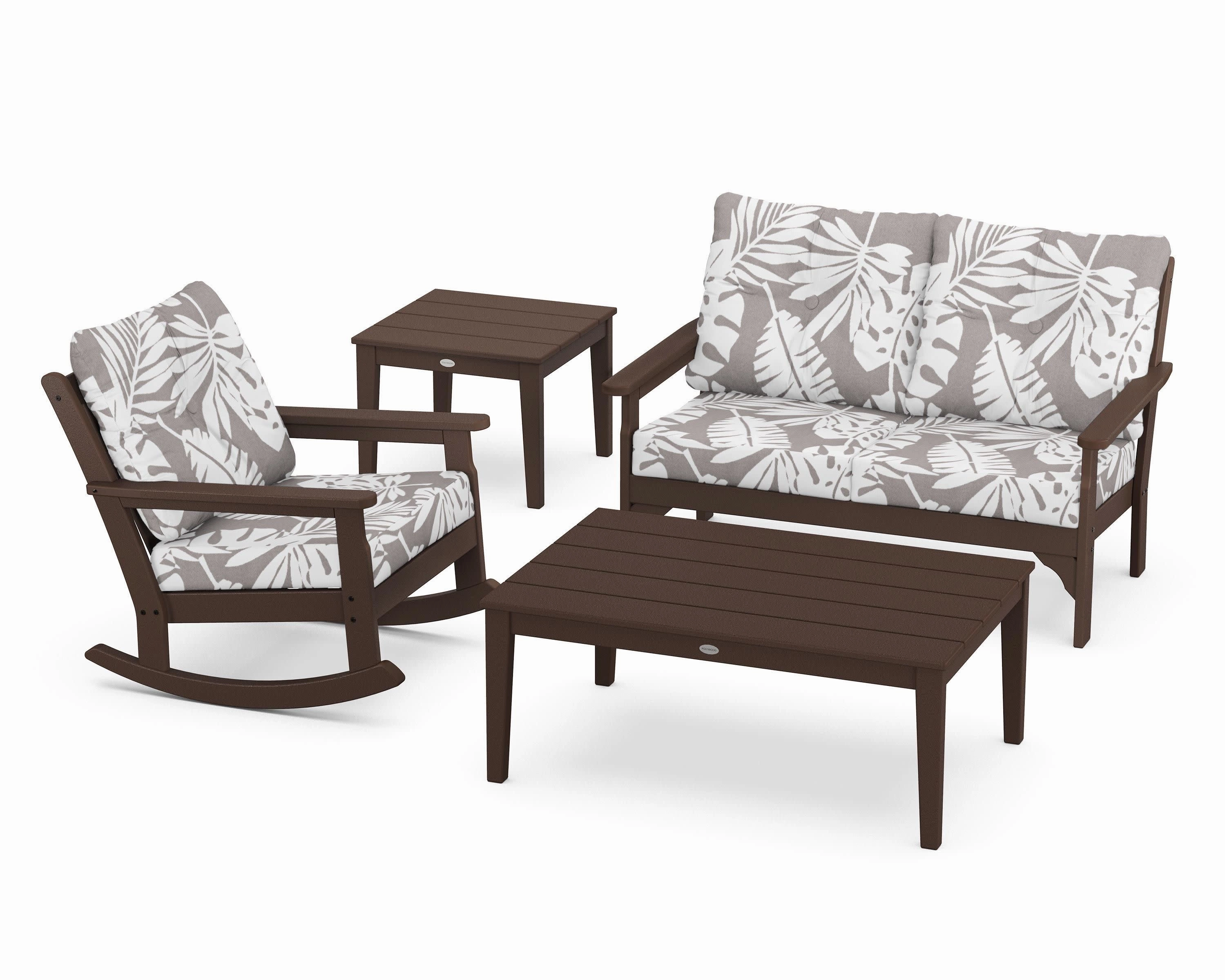 Vineyard 4-Piece Deep Seating Rocker Set