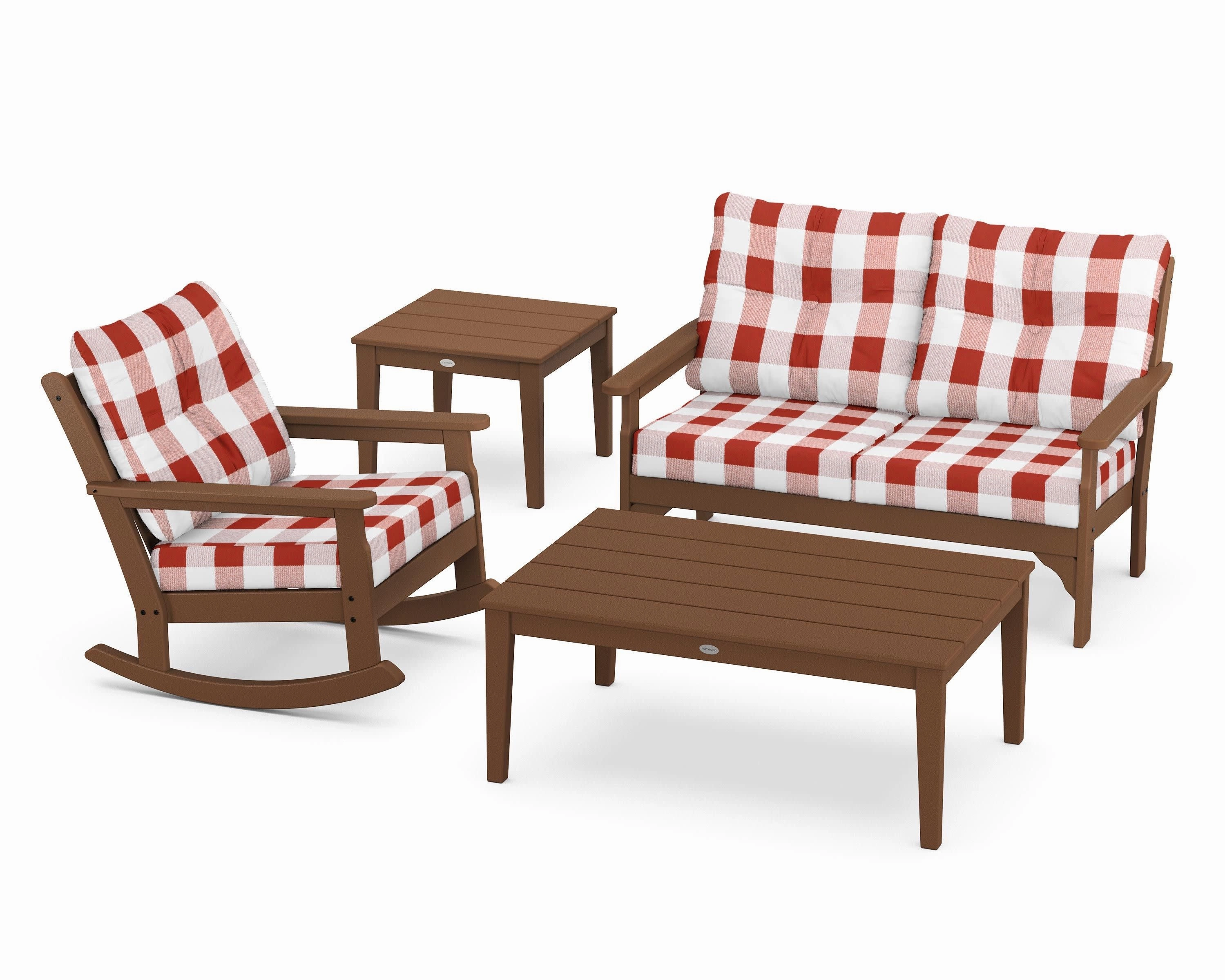Vineyard 4-Piece Deep Seating Rocker Set