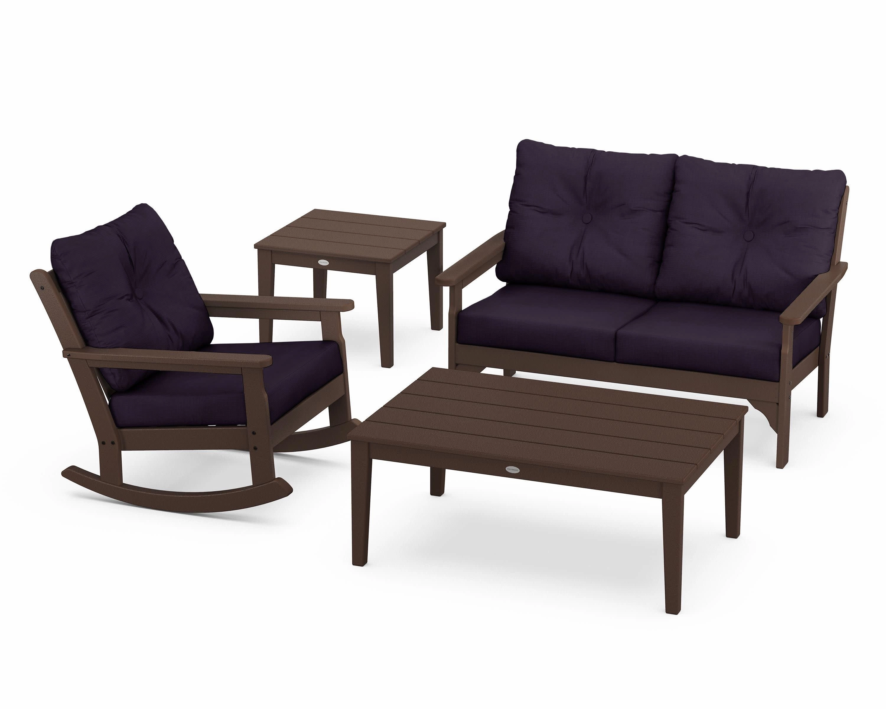 Vineyard 4-Piece Deep Seating Rocker Set