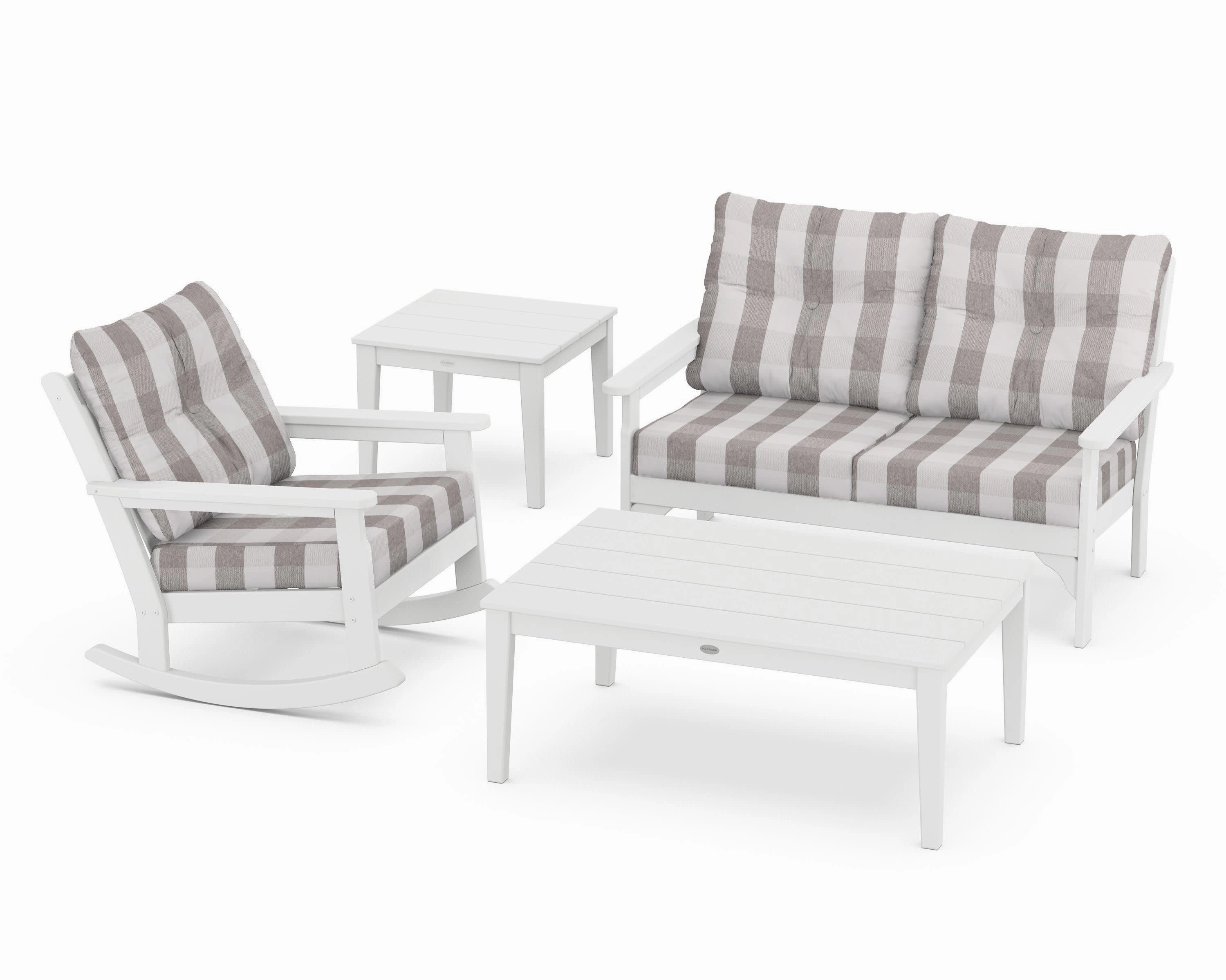 Vineyard 4-Piece Deep Seating Rocker Set