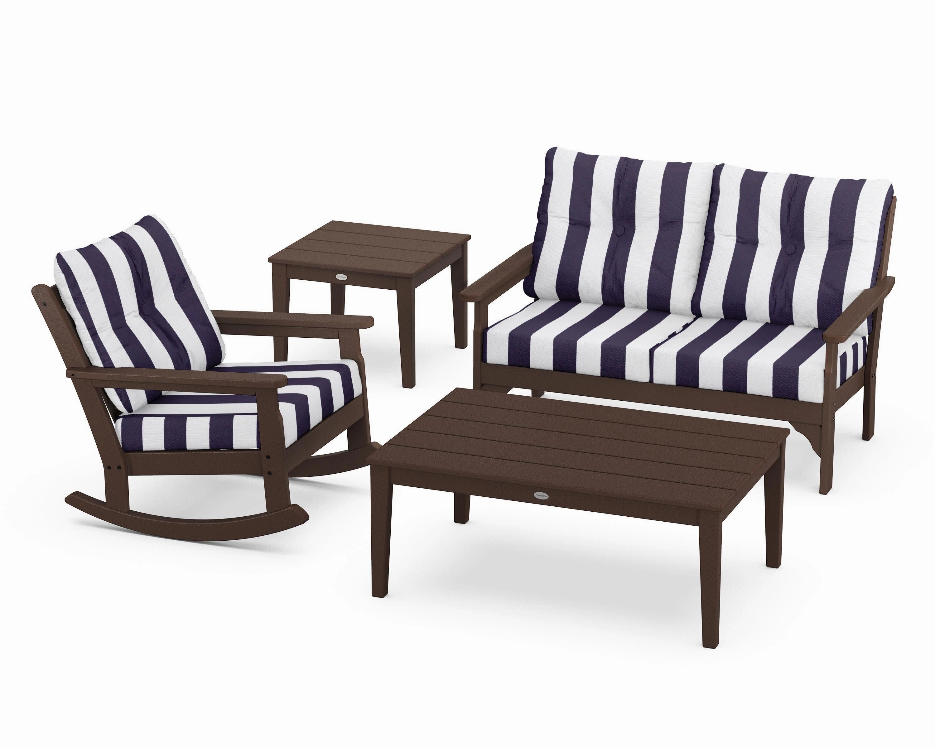 Vineyard 4-Piece Deep Seating Rocker Set