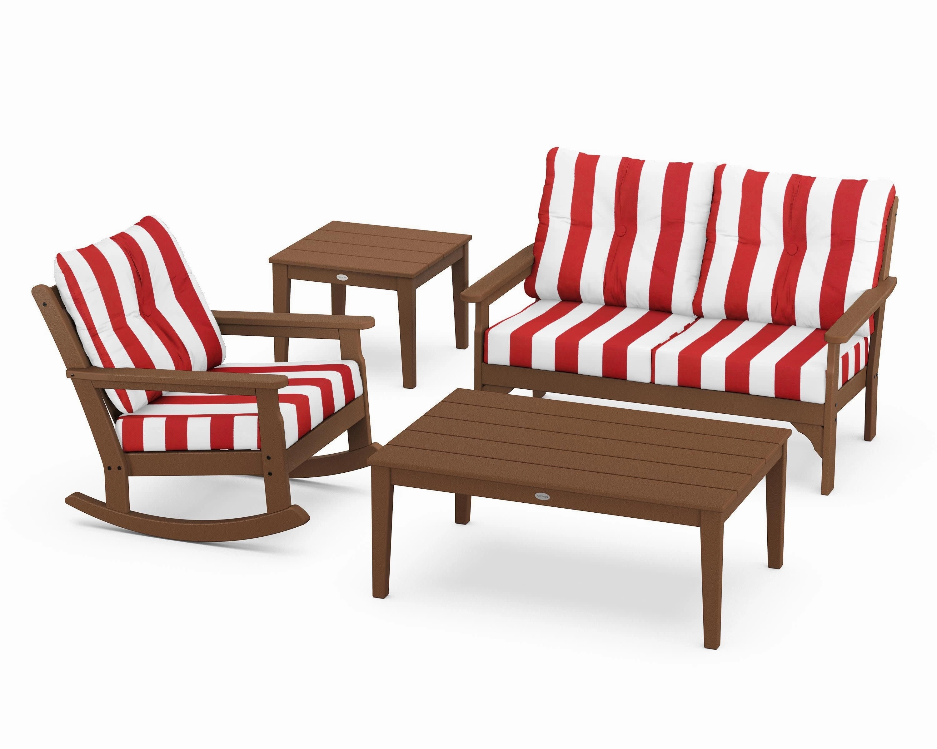 Vineyard 4-Piece Deep Seating Rocker Set