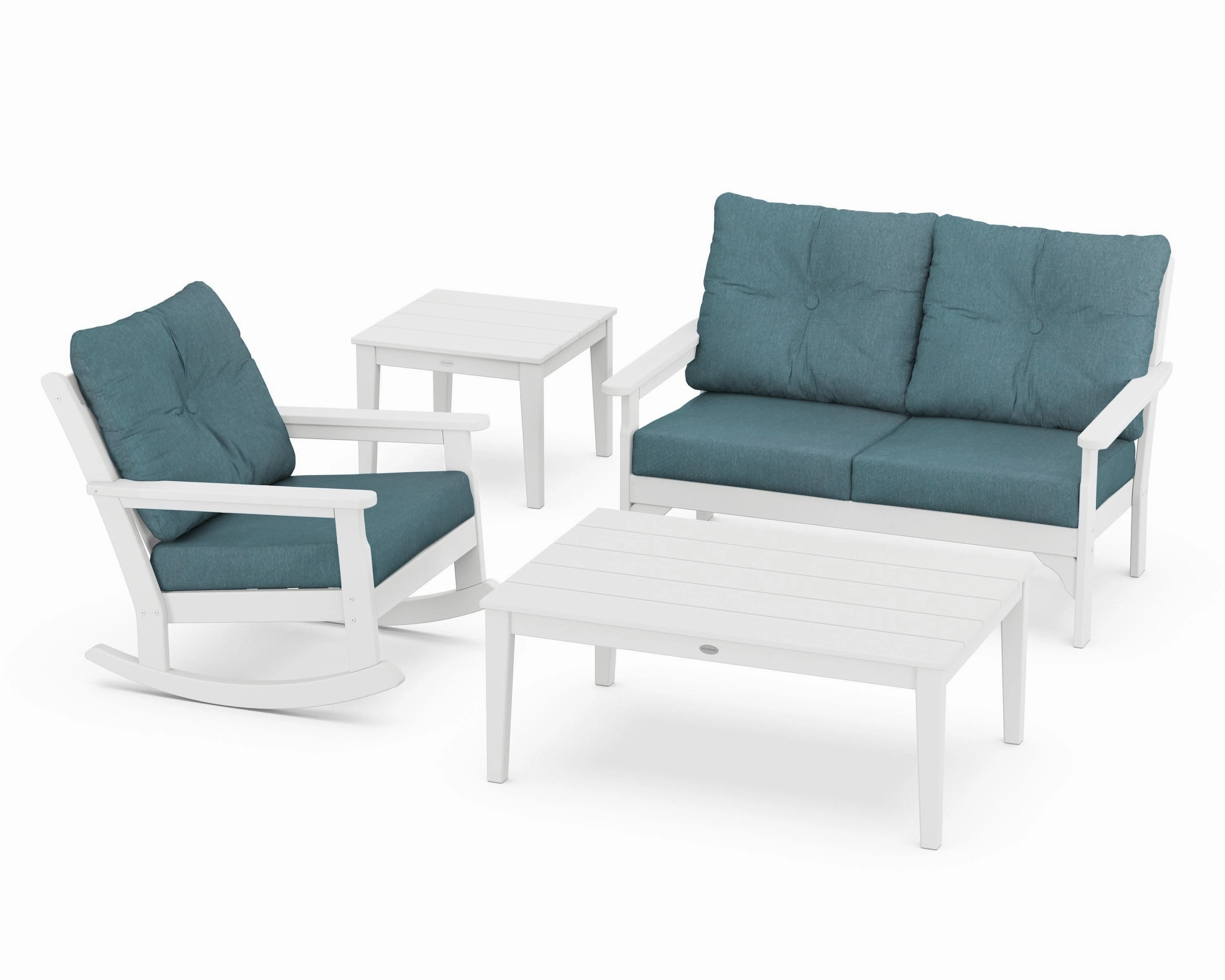 Vineyard 4-Piece Deep Seating Rocker Set