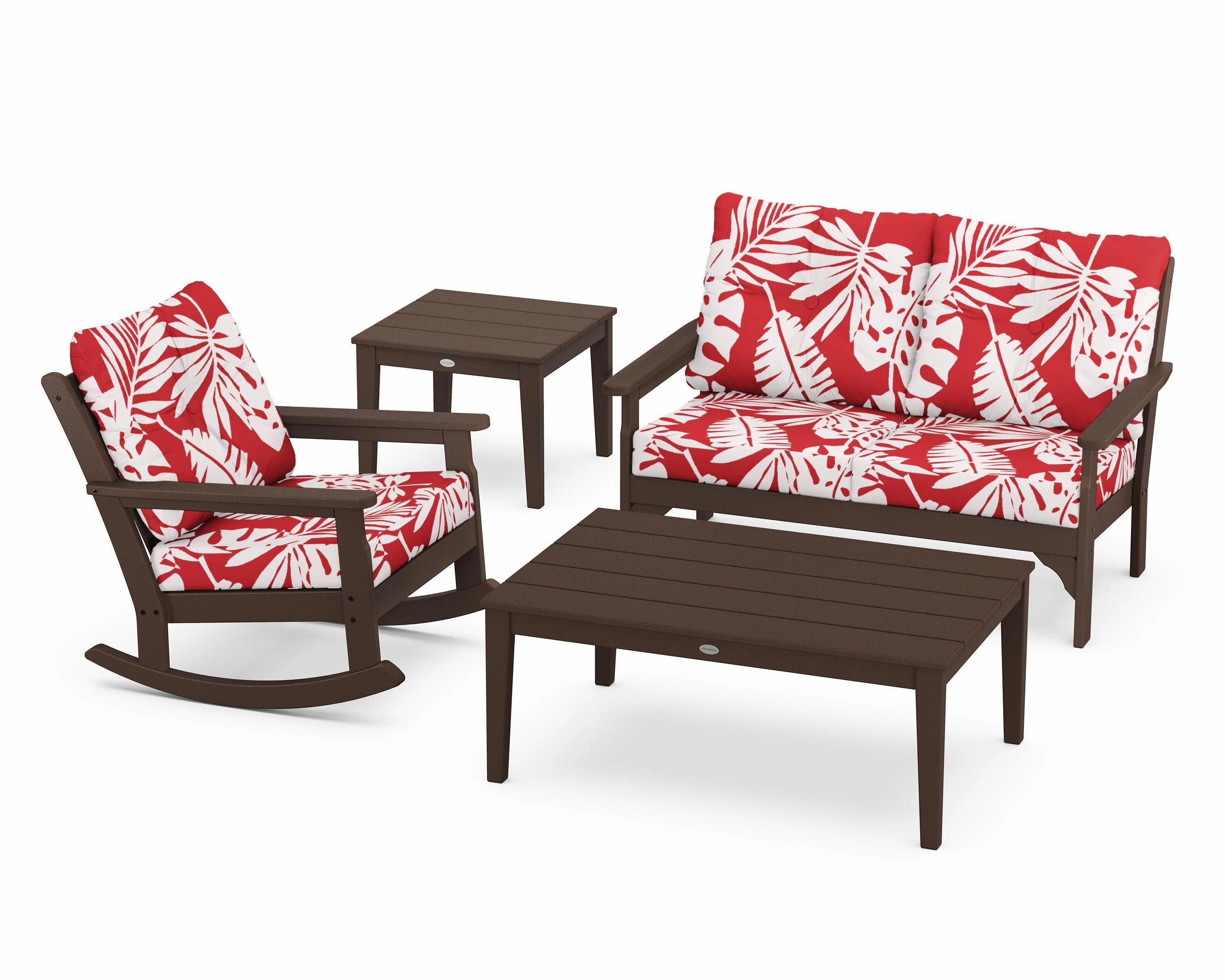 Vineyard 4-Piece Deep Seating Rocker Set