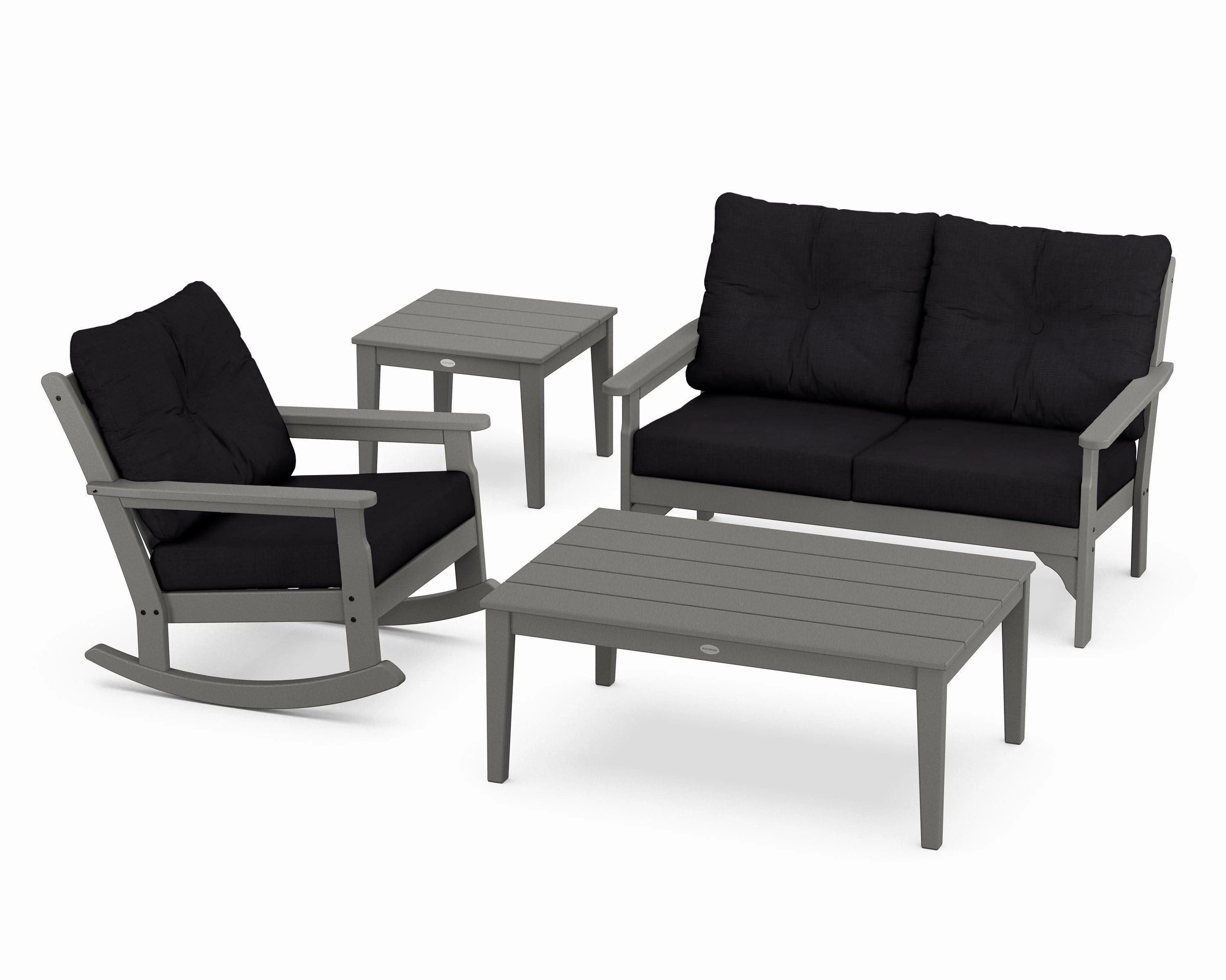 Vineyard 4-Piece Deep Seating Rocker Set