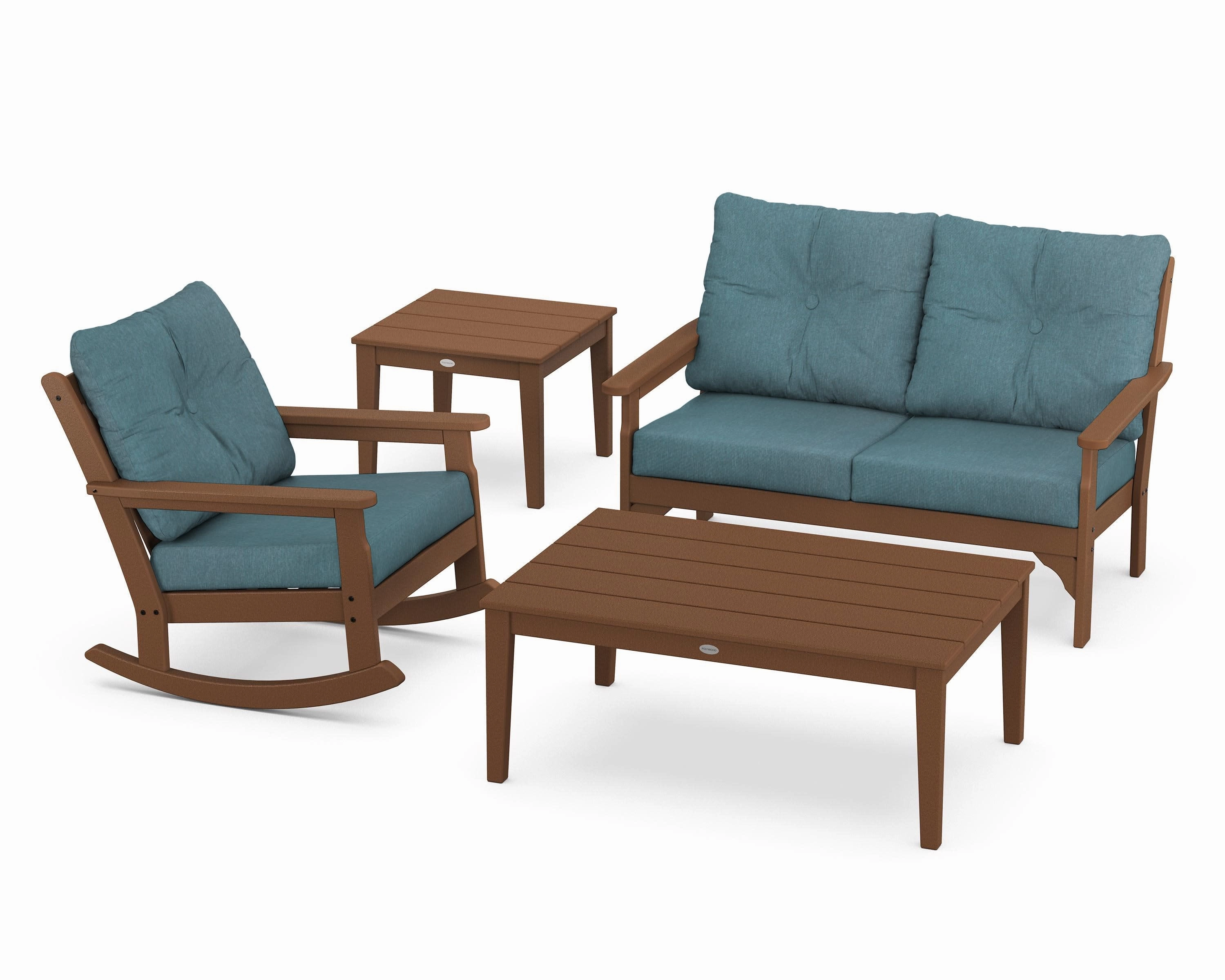 Vineyard 4-Piece Deep Seating Rocker Set
