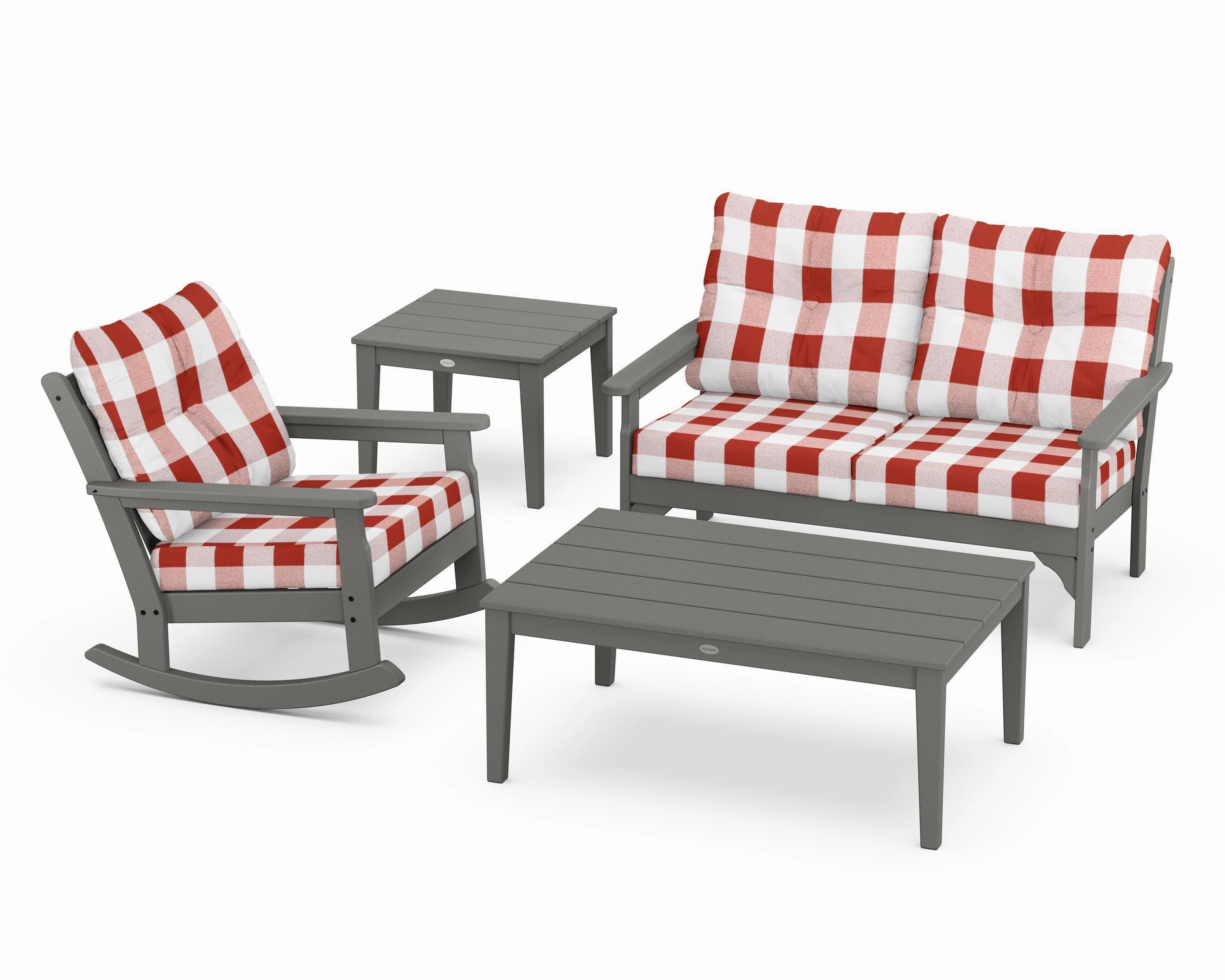 Vineyard 4-Piece Deep Seating Rocker Set