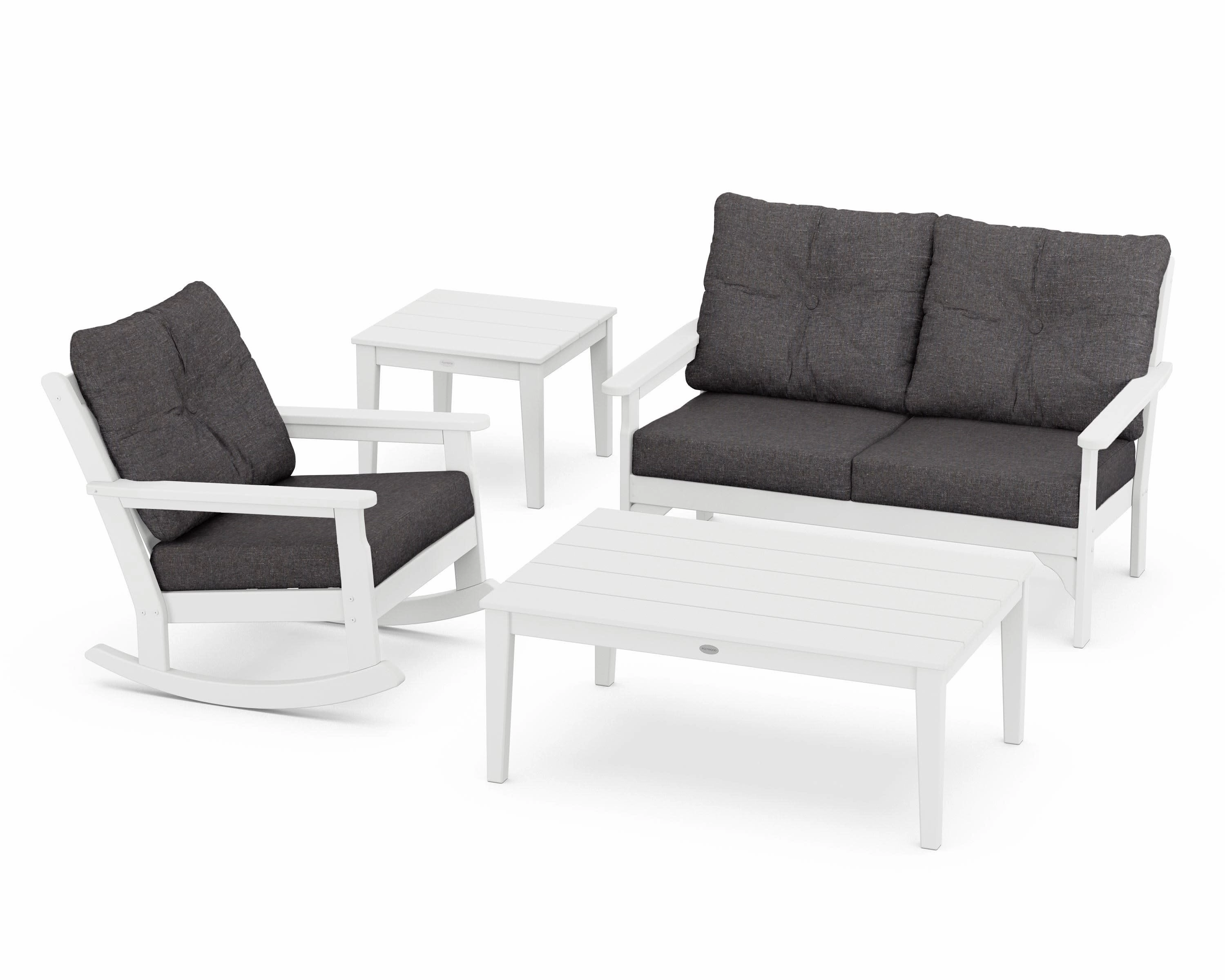 Vineyard 4-Piece Deep Seating Rocker Set