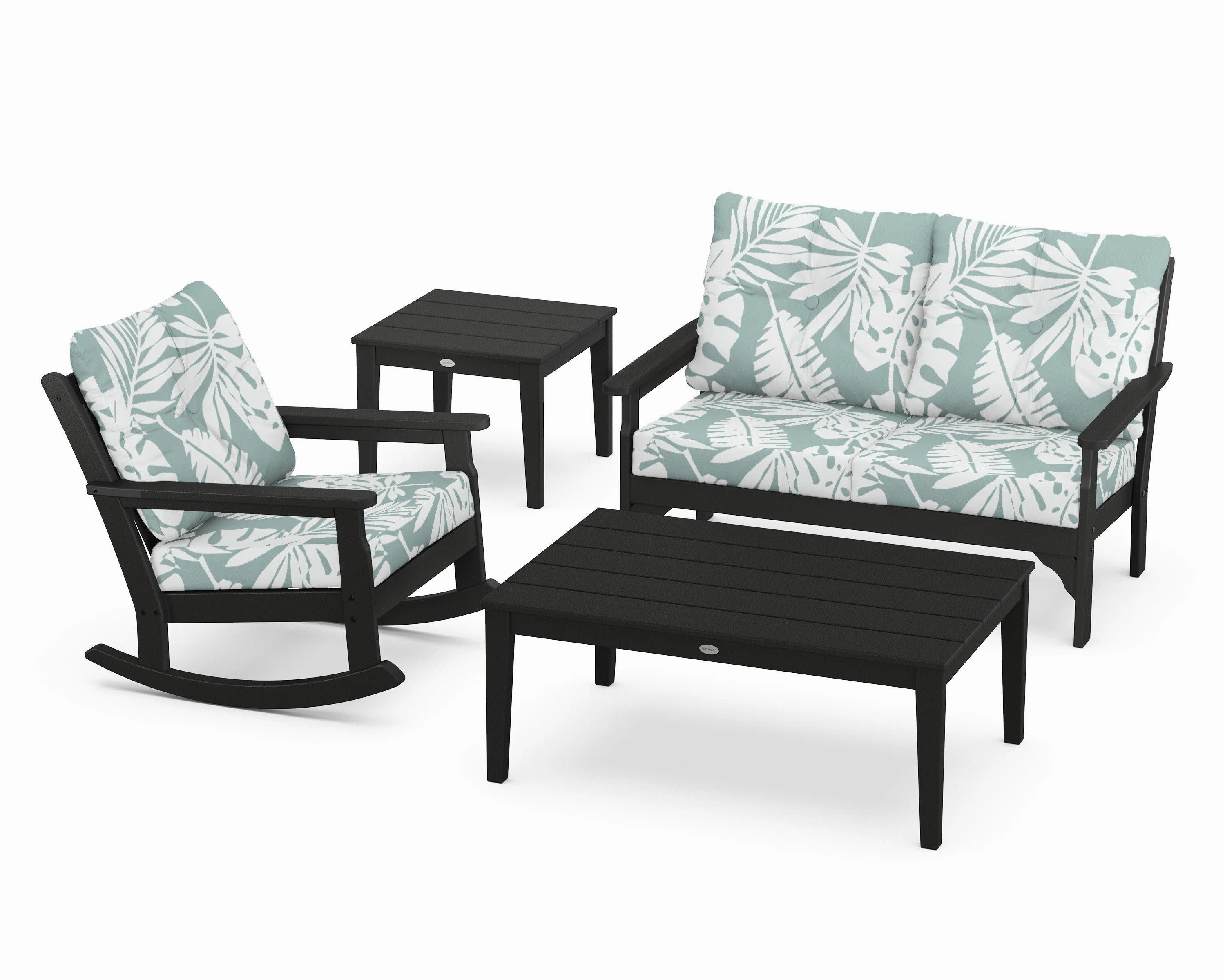 Vineyard 4-Piece Deep Seating Rocker Set