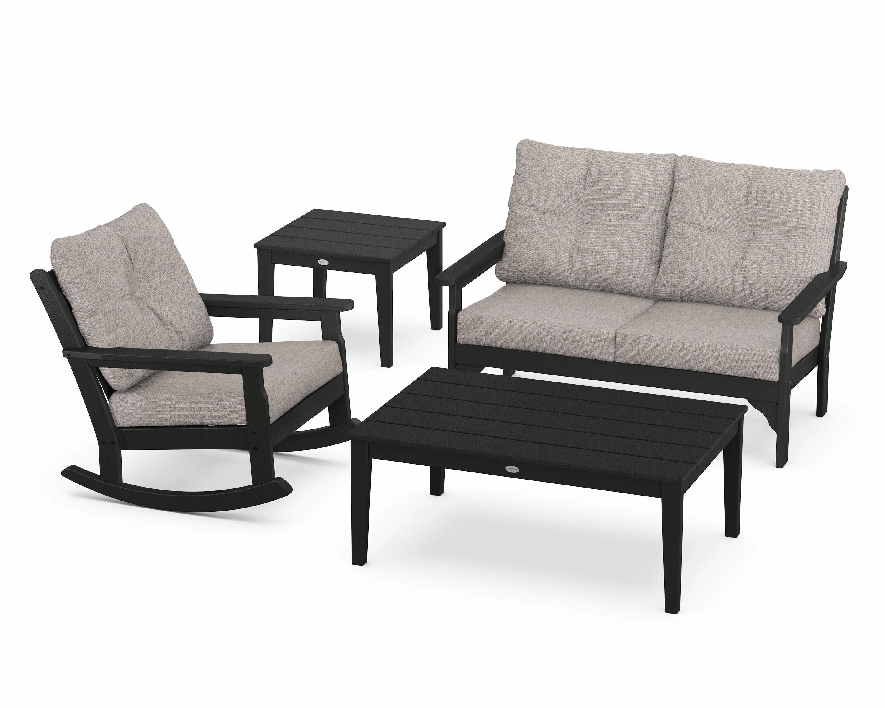 Vineyard 4-Piece Deep Seating Rocker Set
