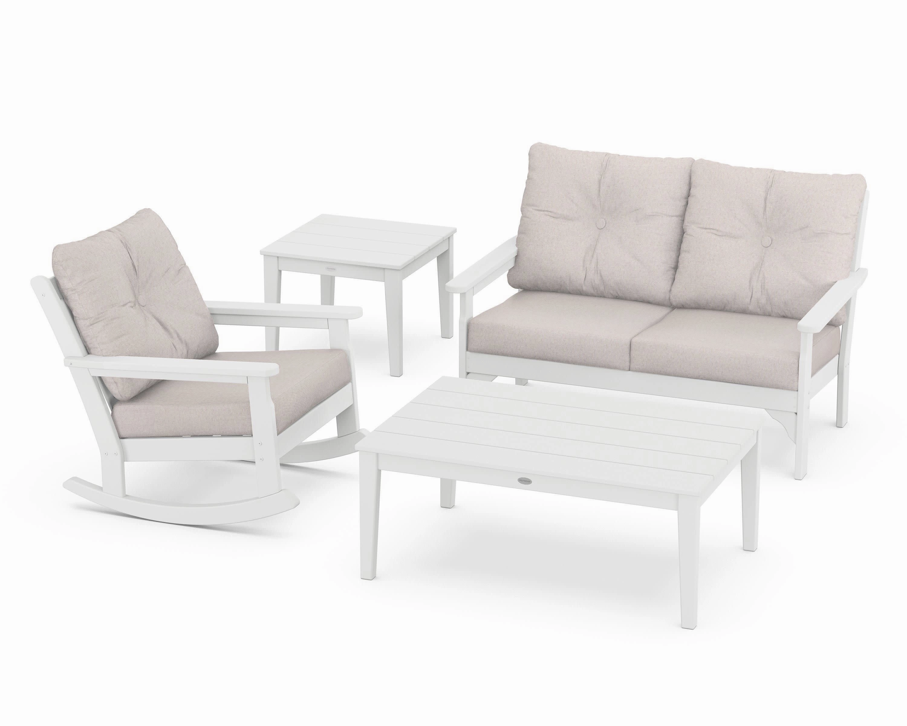 Vineyard 4-Piece Deep Seating Rocker Set
