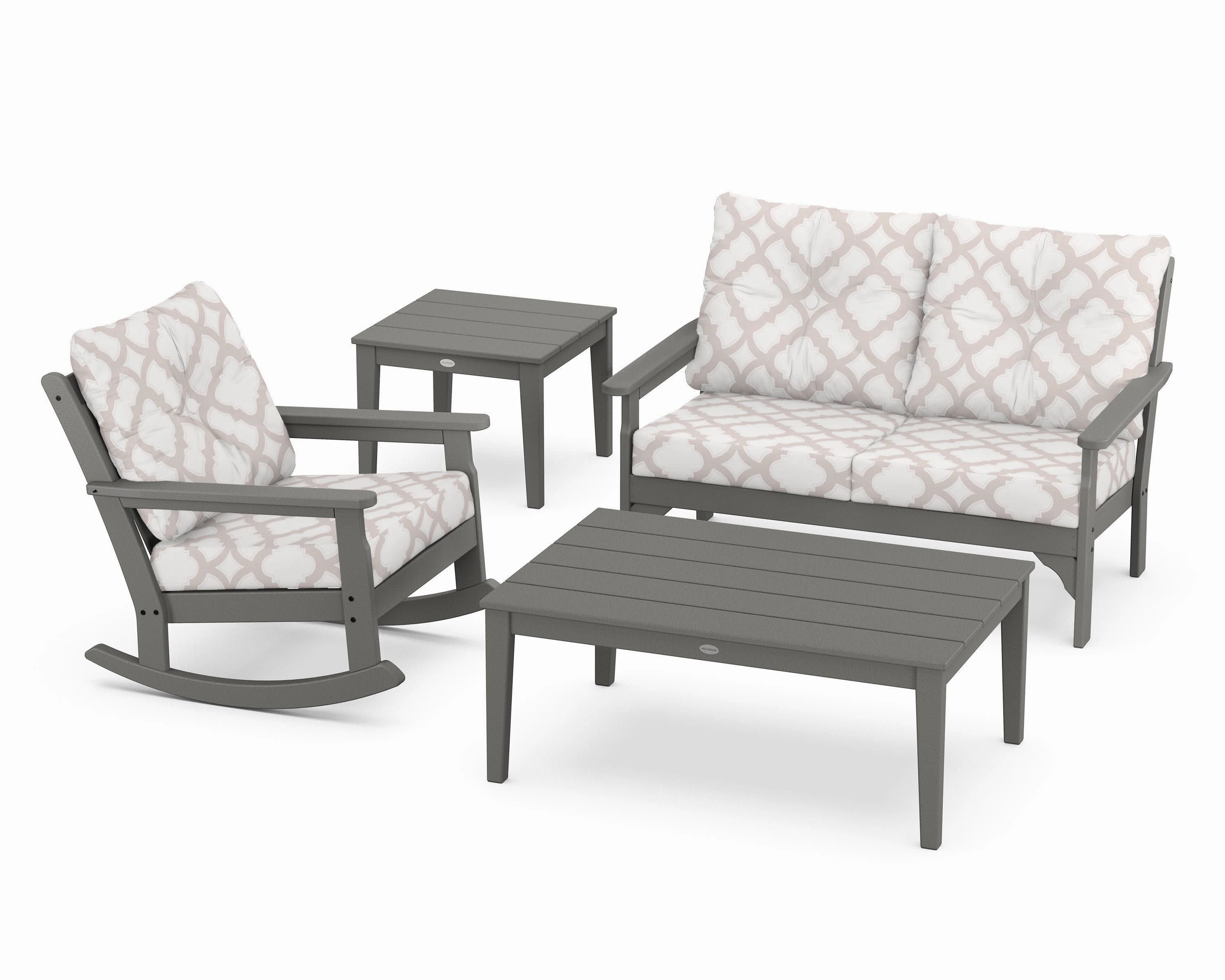 Vineyard 4-Piece Deep Seating Rocker Set