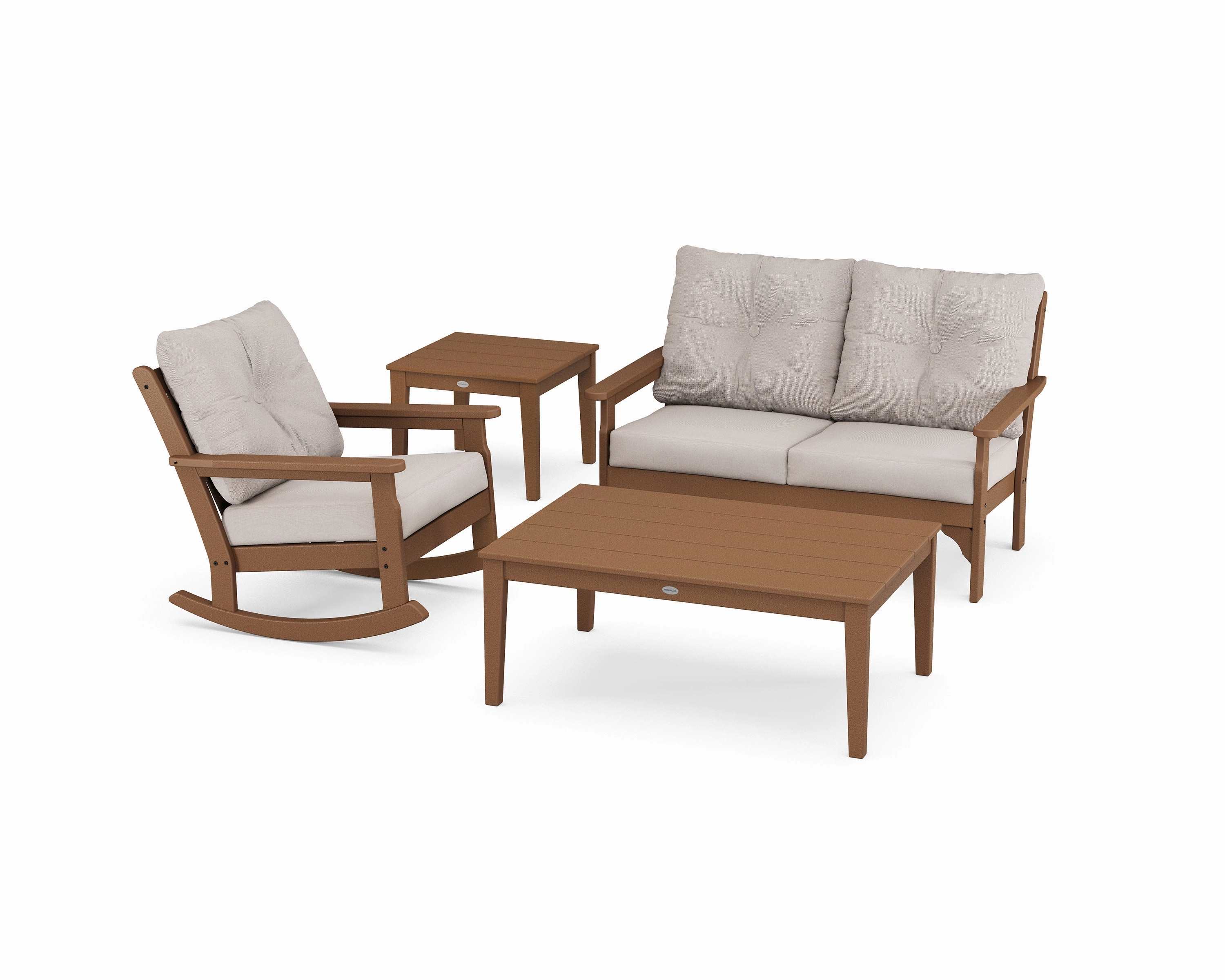 Vineyard 4-Piece Deep Seating Rocker Set