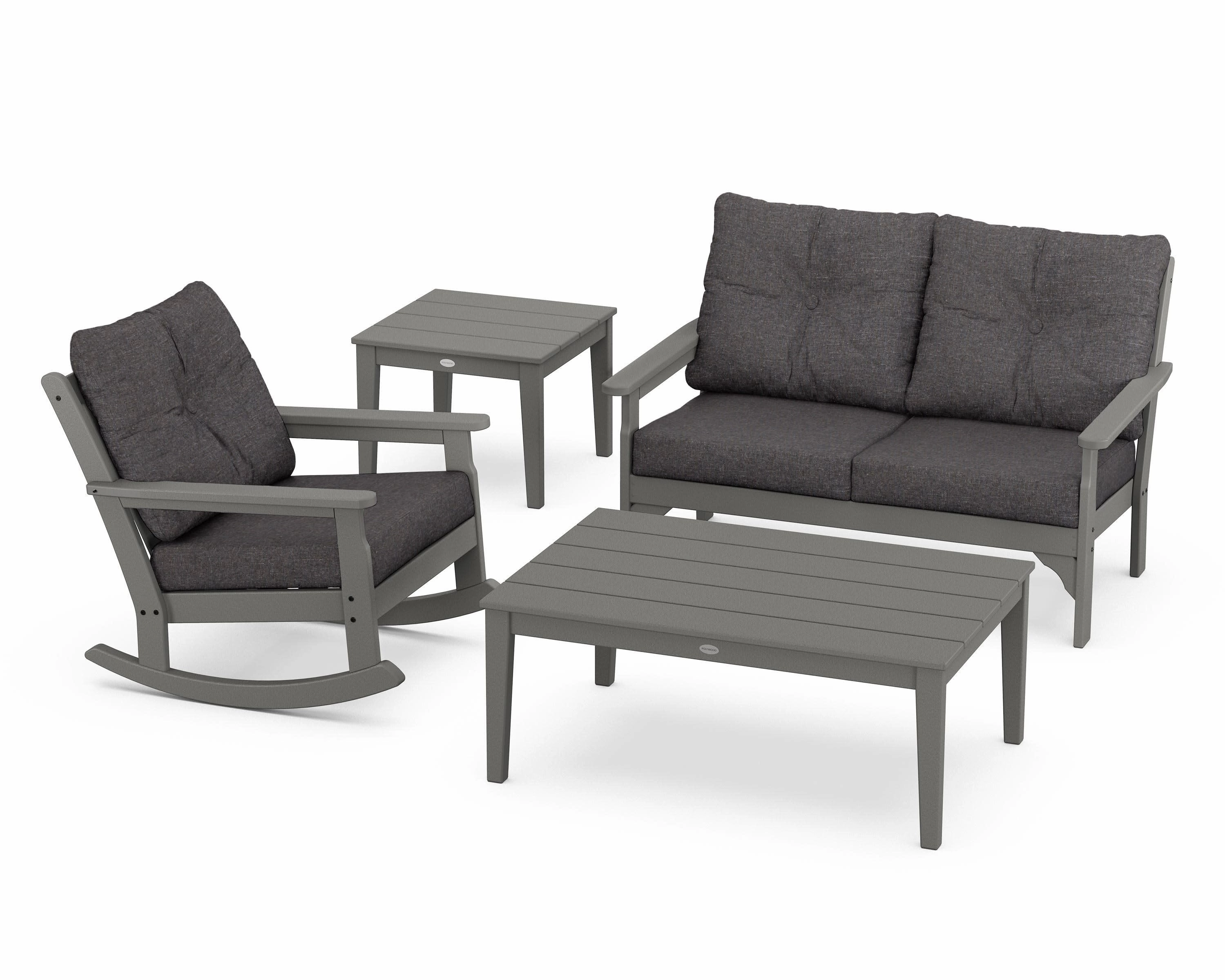 Vineyard 4-Piece Deep Seating Rocker Set