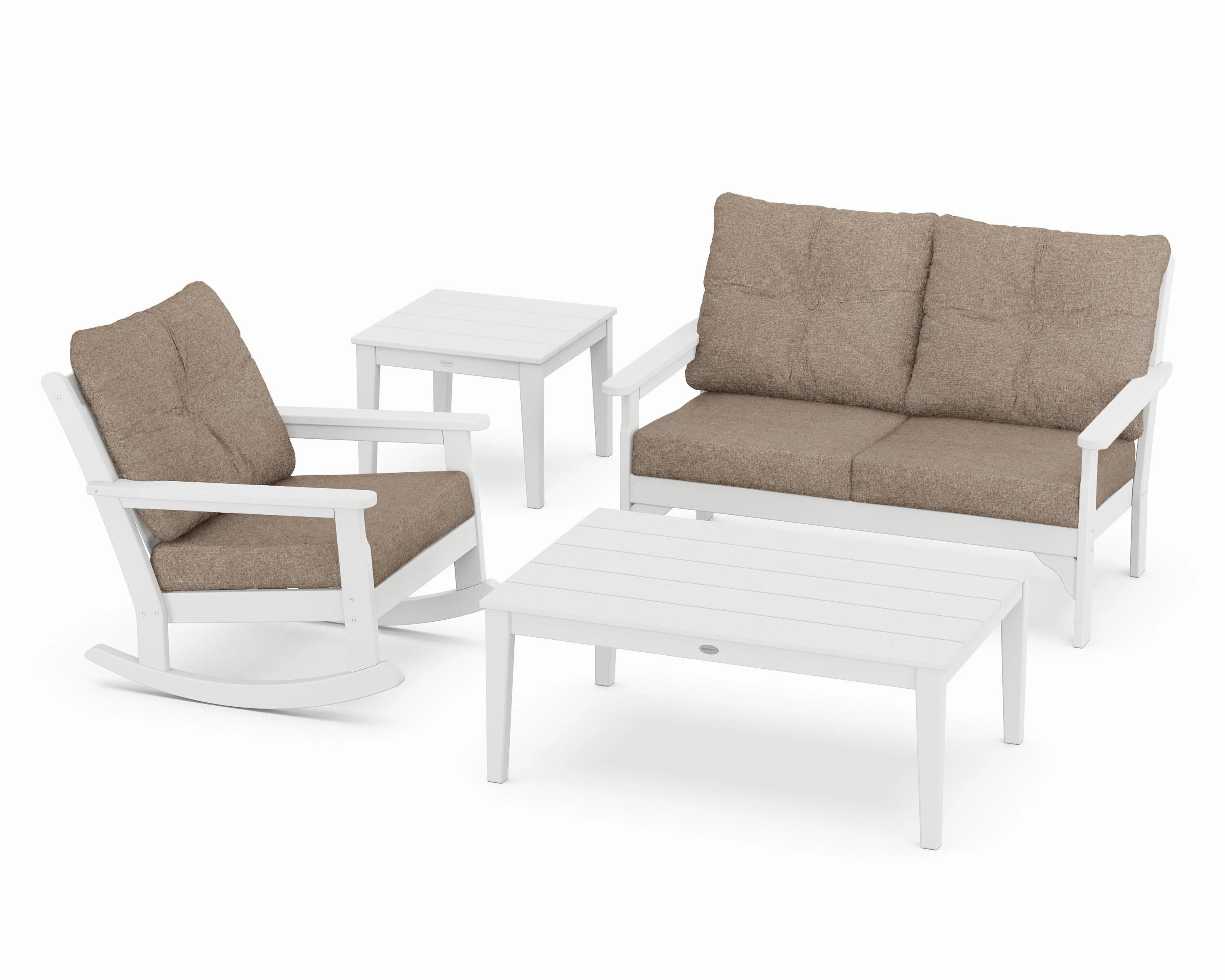 Vineyard 4-Piece Deep Seating Rocker Set