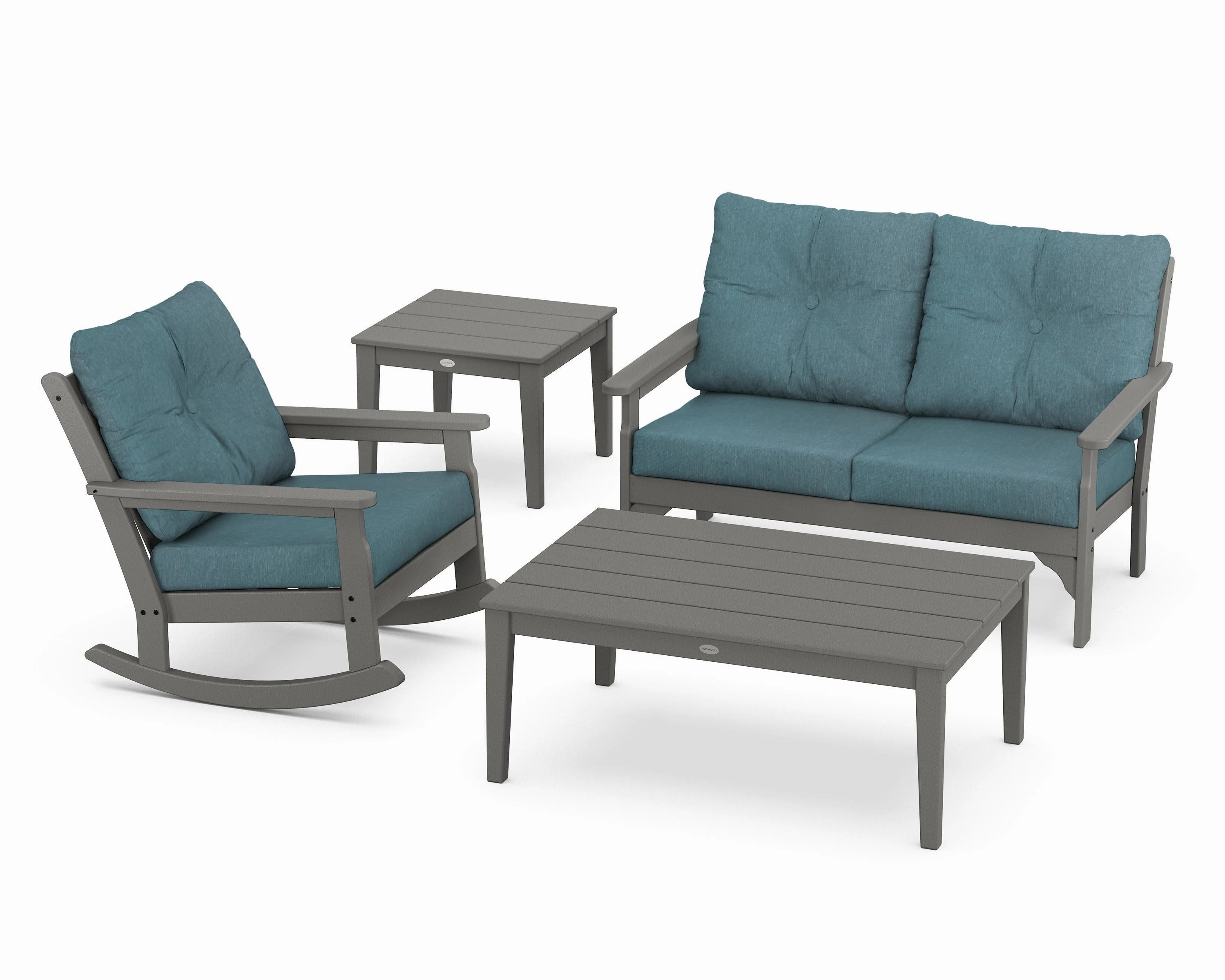 Vineyard 4-Piece Deep Seating Rocker Set