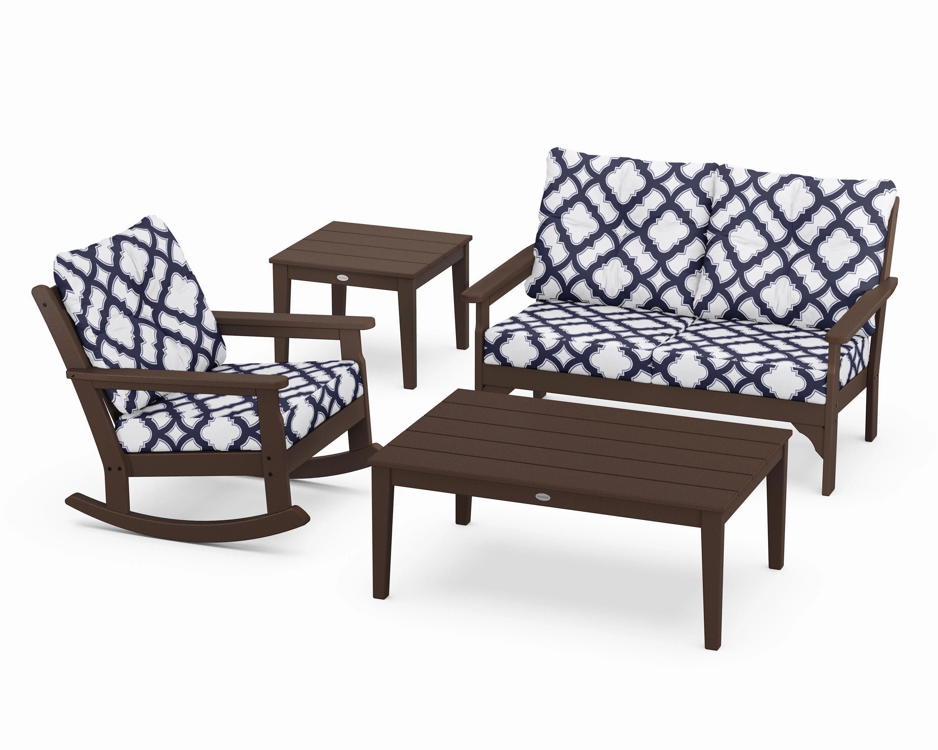 Vineyard 4-Piece Deep Seating Rocker Set