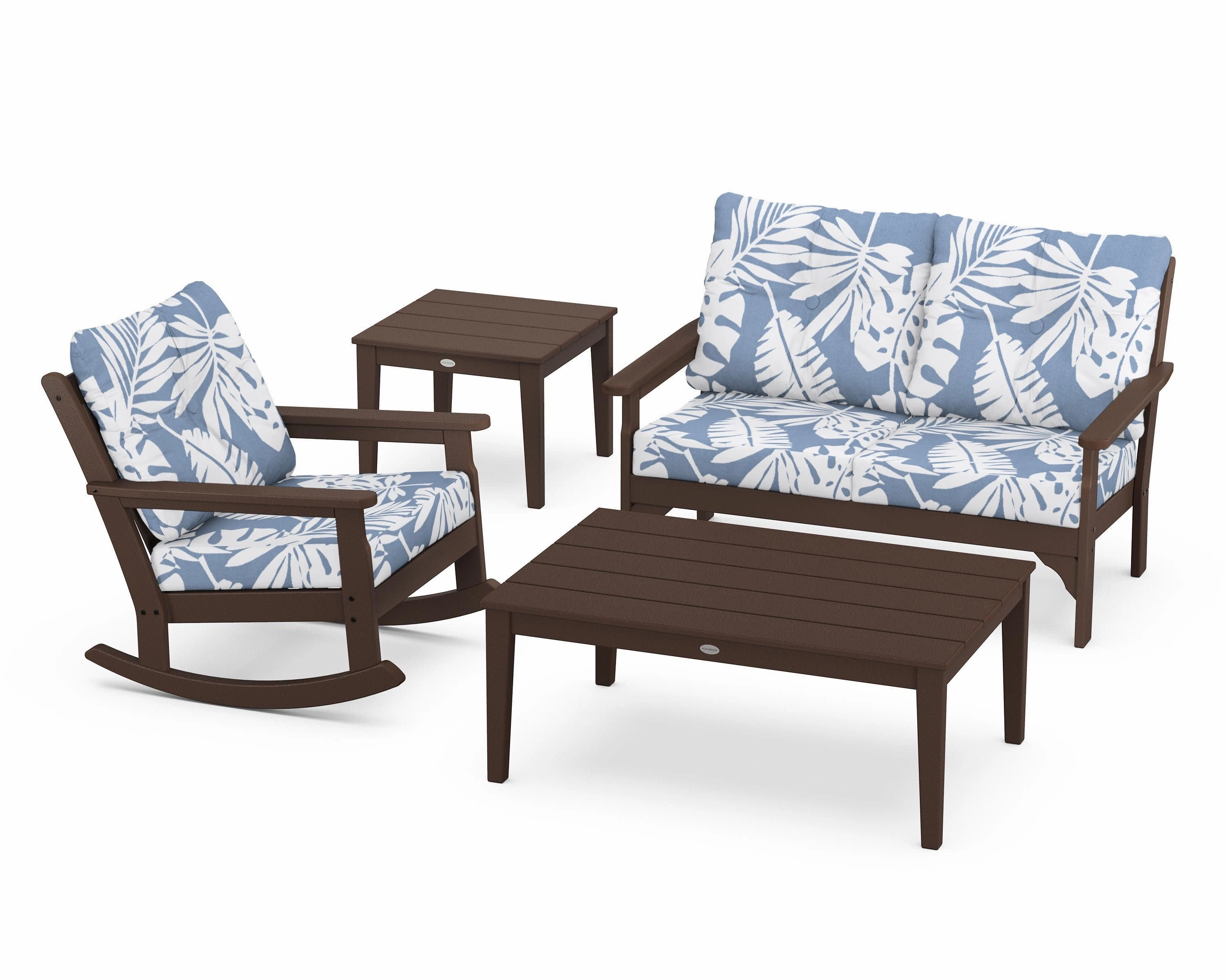 Vineyard 4-Piece Deep Seating Rocker Set