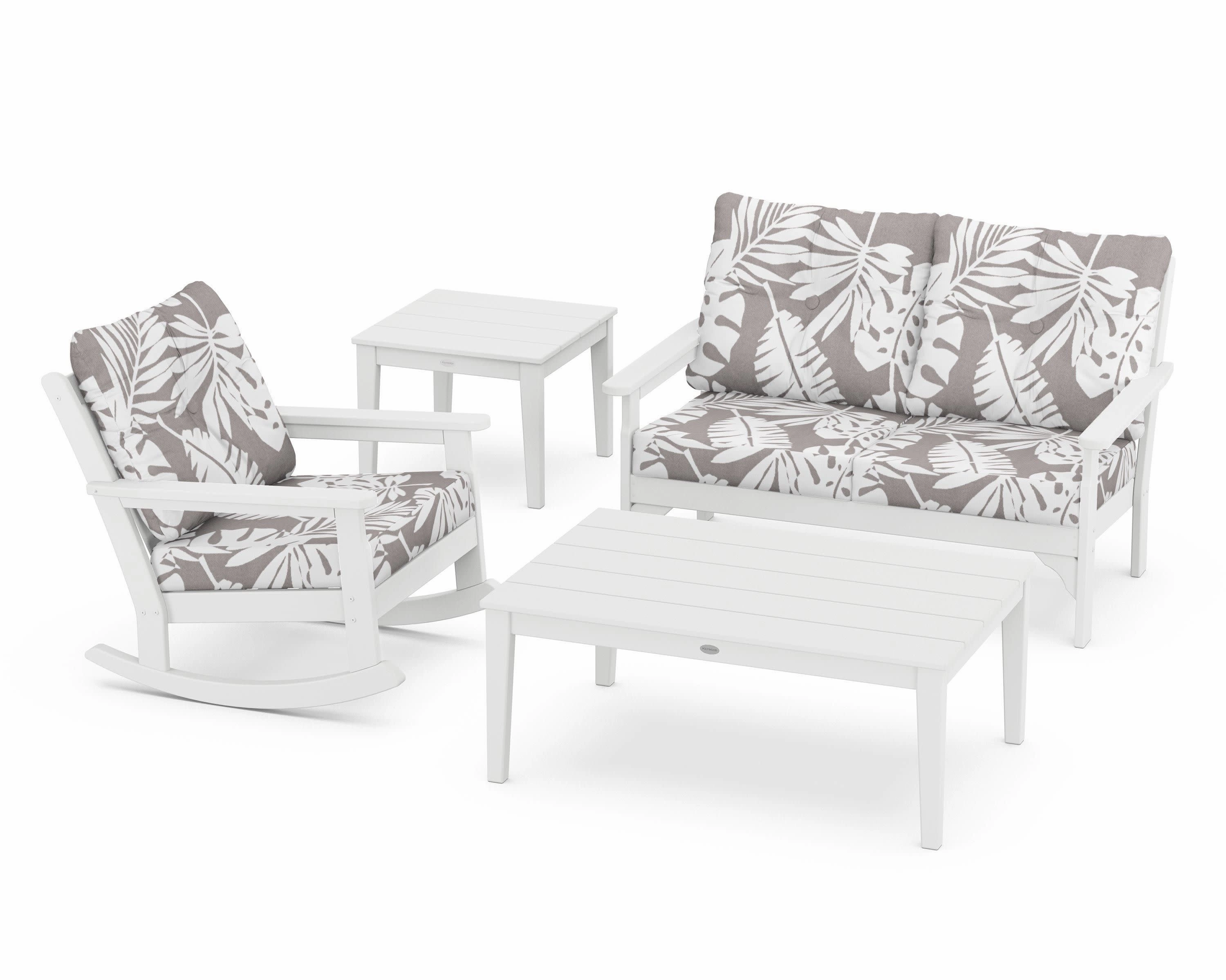 Vineyard 4-Piece Deep Seating Rocker Set