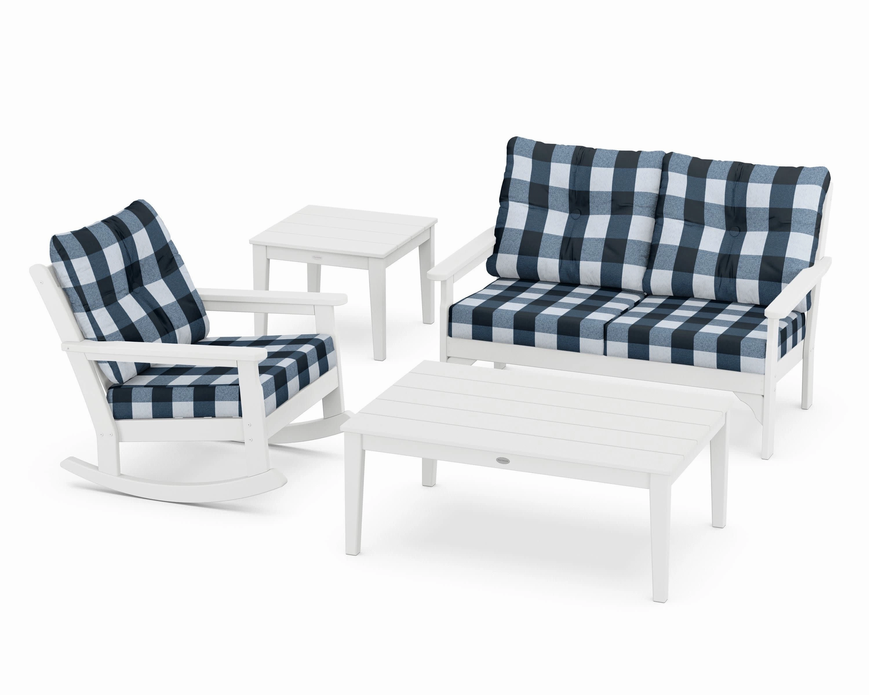 Vineyard 4-Piece Deep Seating Rocker Set