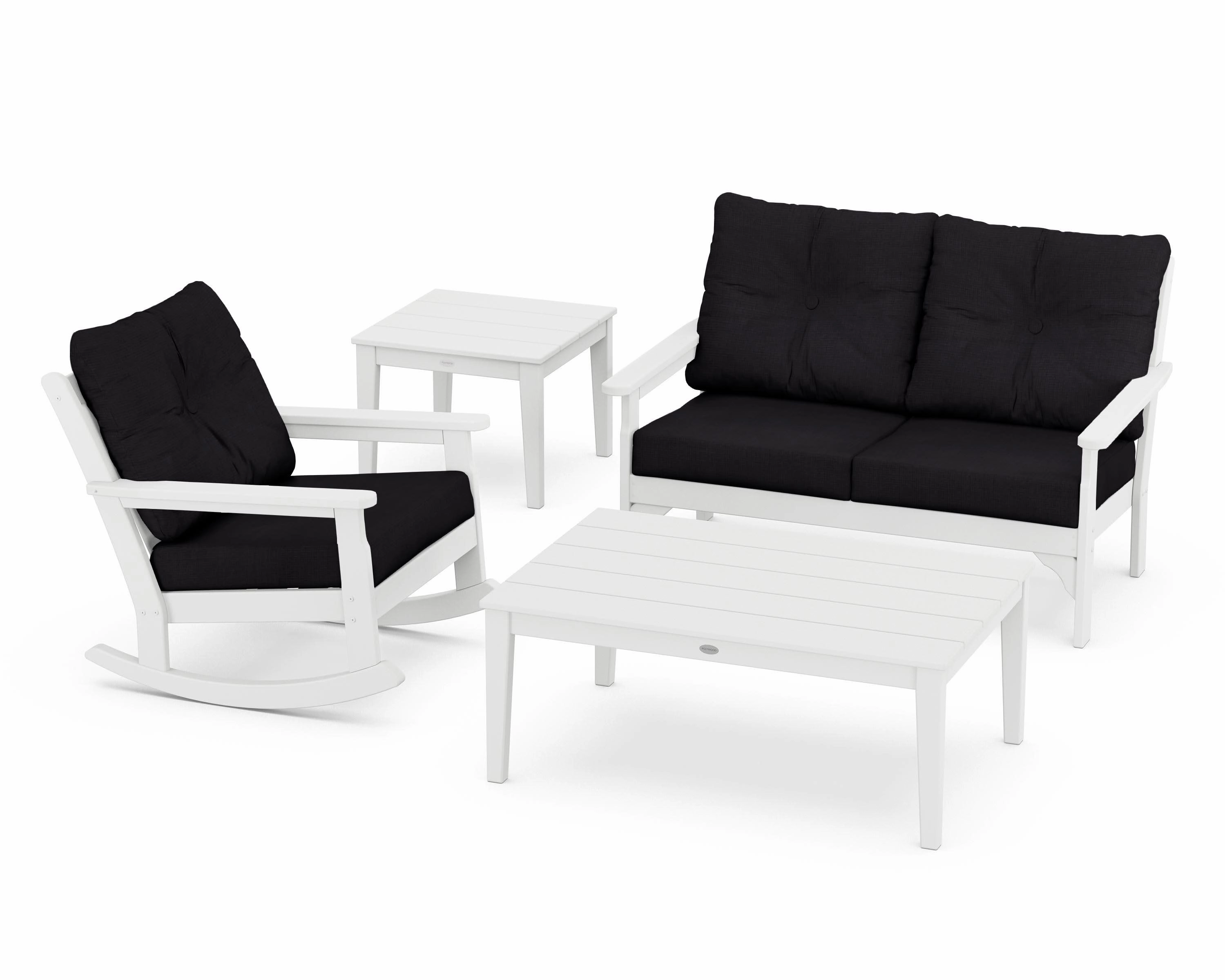 Vineyard 4-Piece Deep Seating Rocker Set