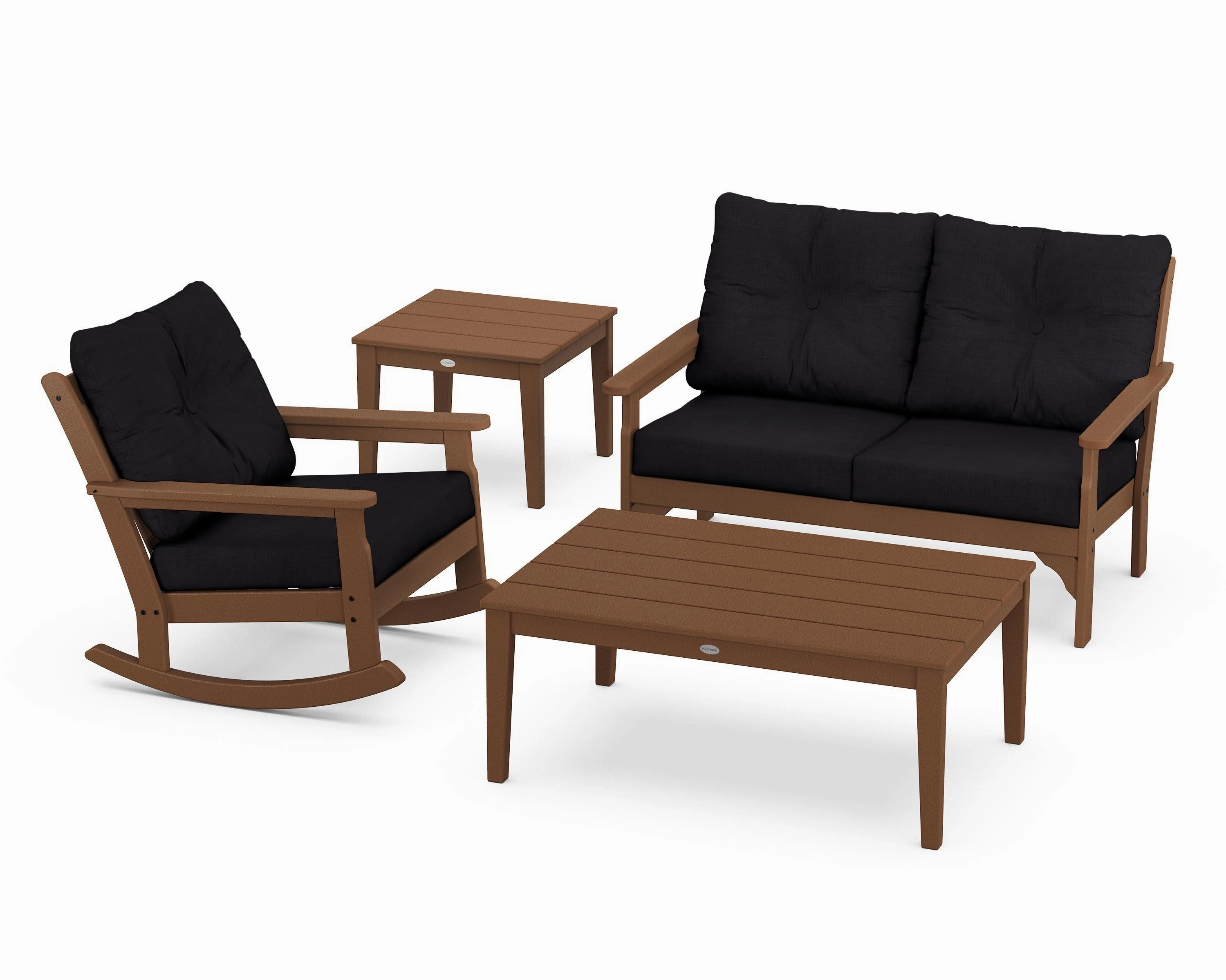 Vineyard 4-Piece Deep Seating Rocker Set