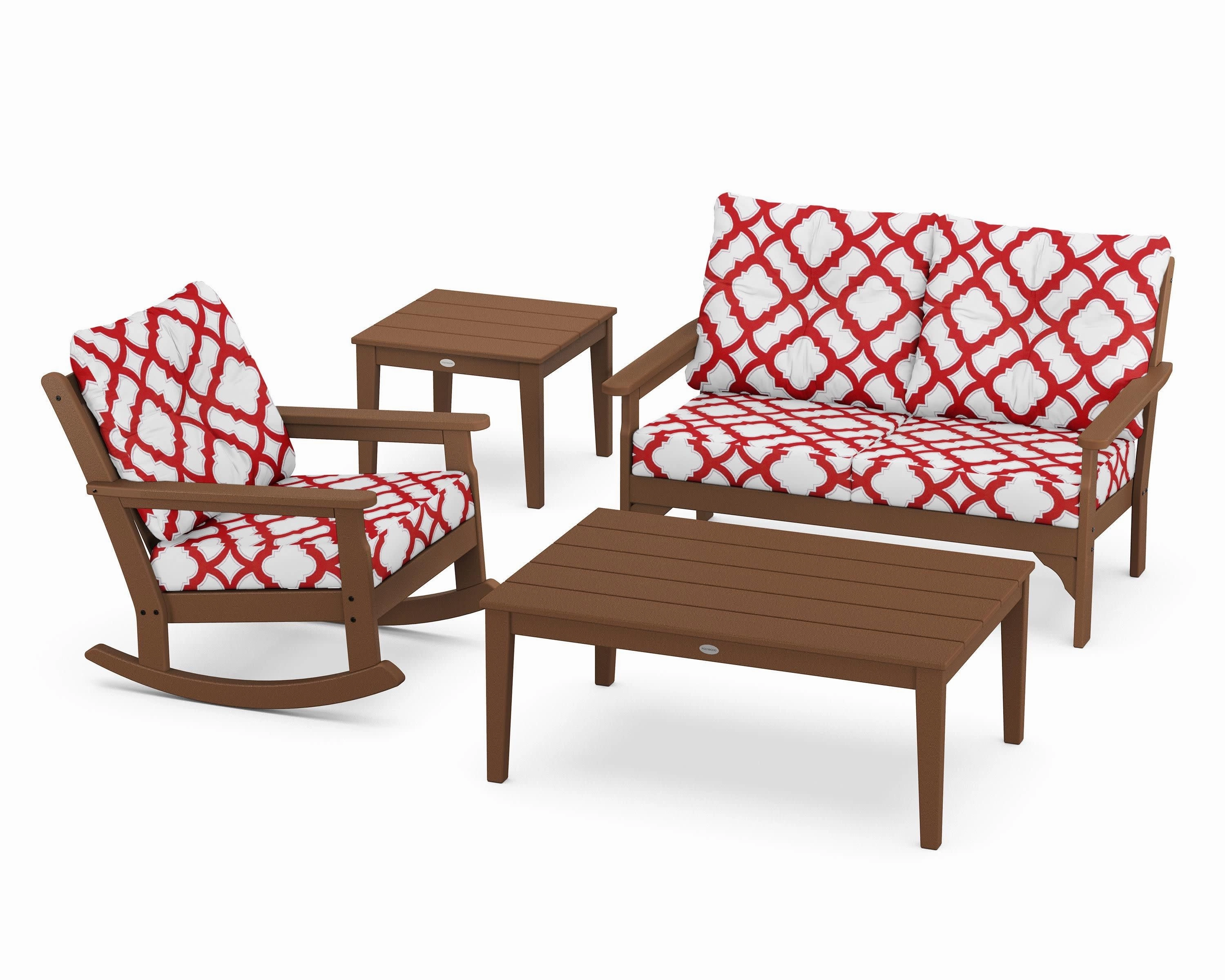 Vineyard 4-Piece Deep Seating Rocker Set