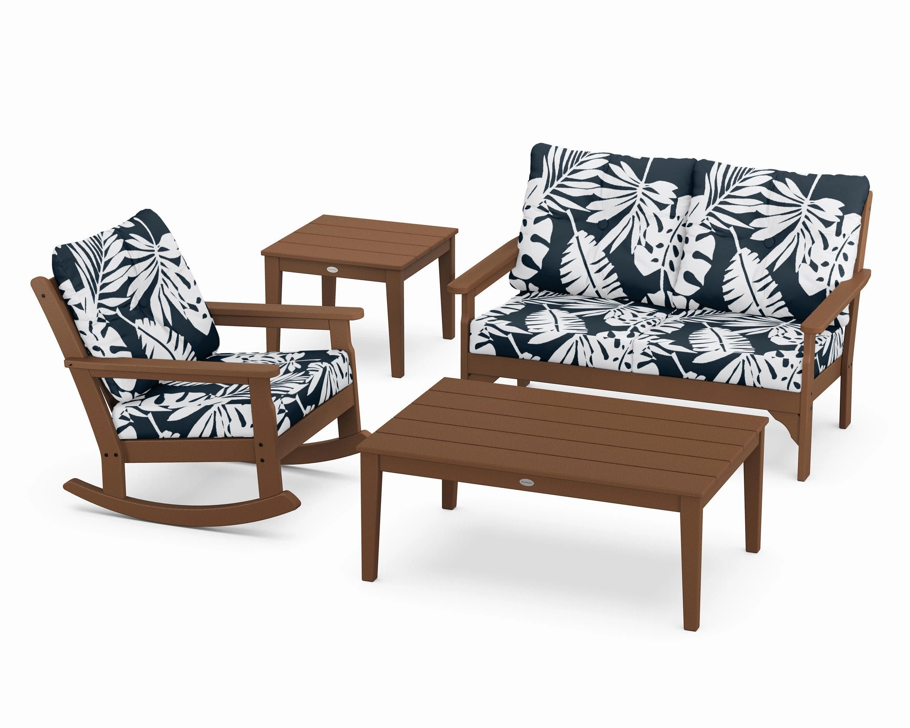 Vineyard 4-Piece Deep Seating Rocker Set